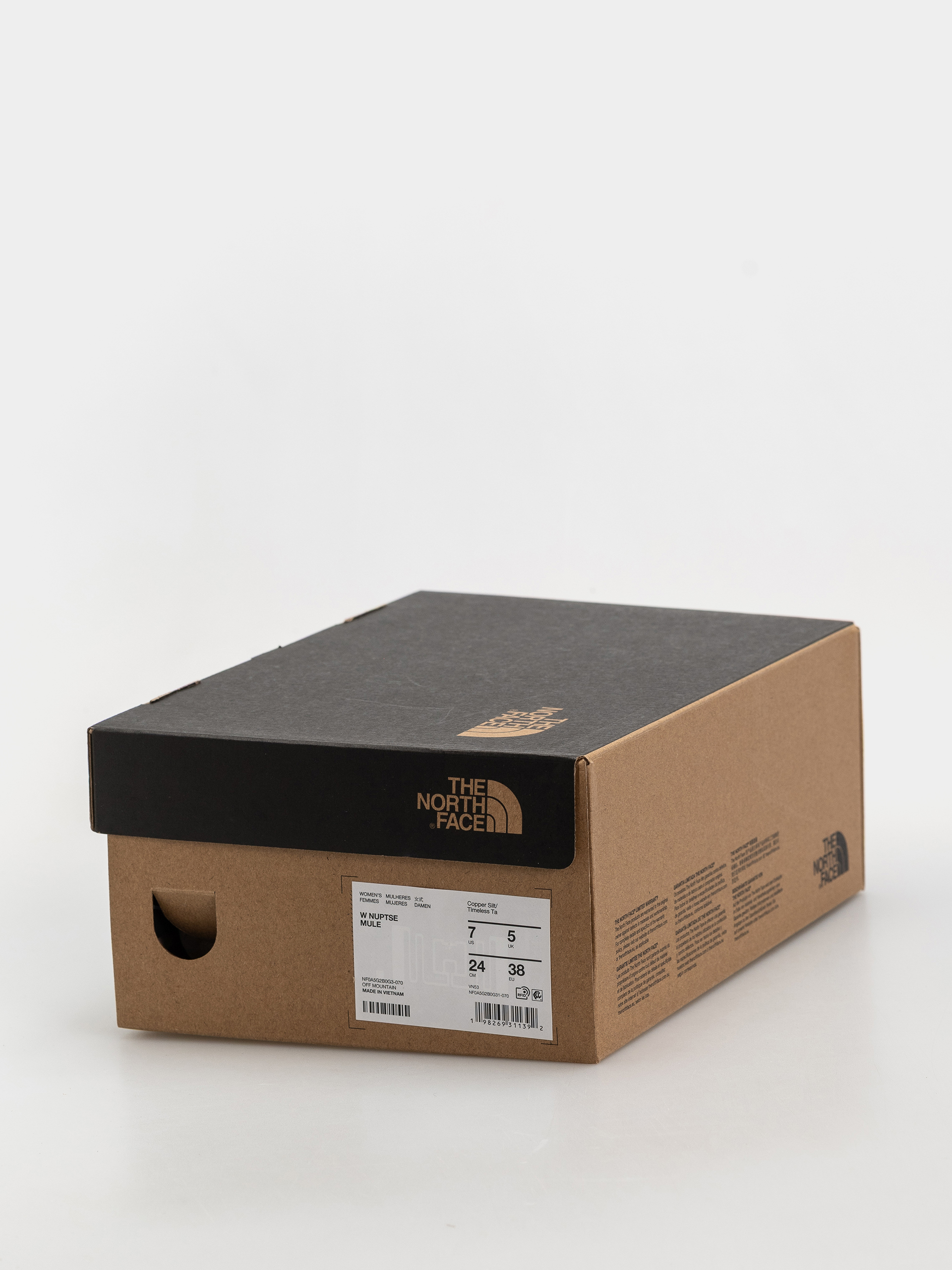 Topánky The North Face Nuptse Mule Wmn (copper silt/timeless ta)