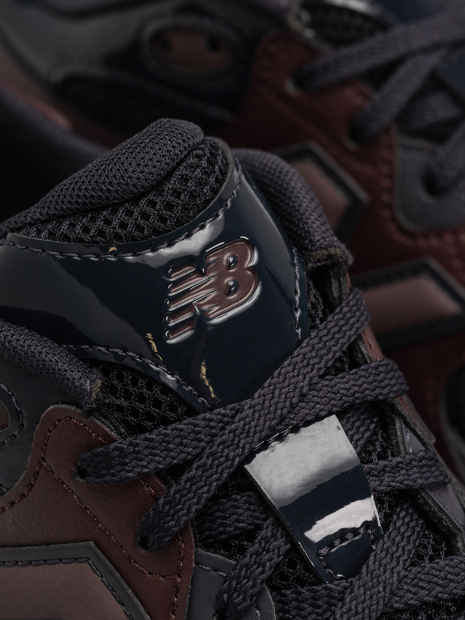 Topánky New Balance 983 (cherry leather/dark night)