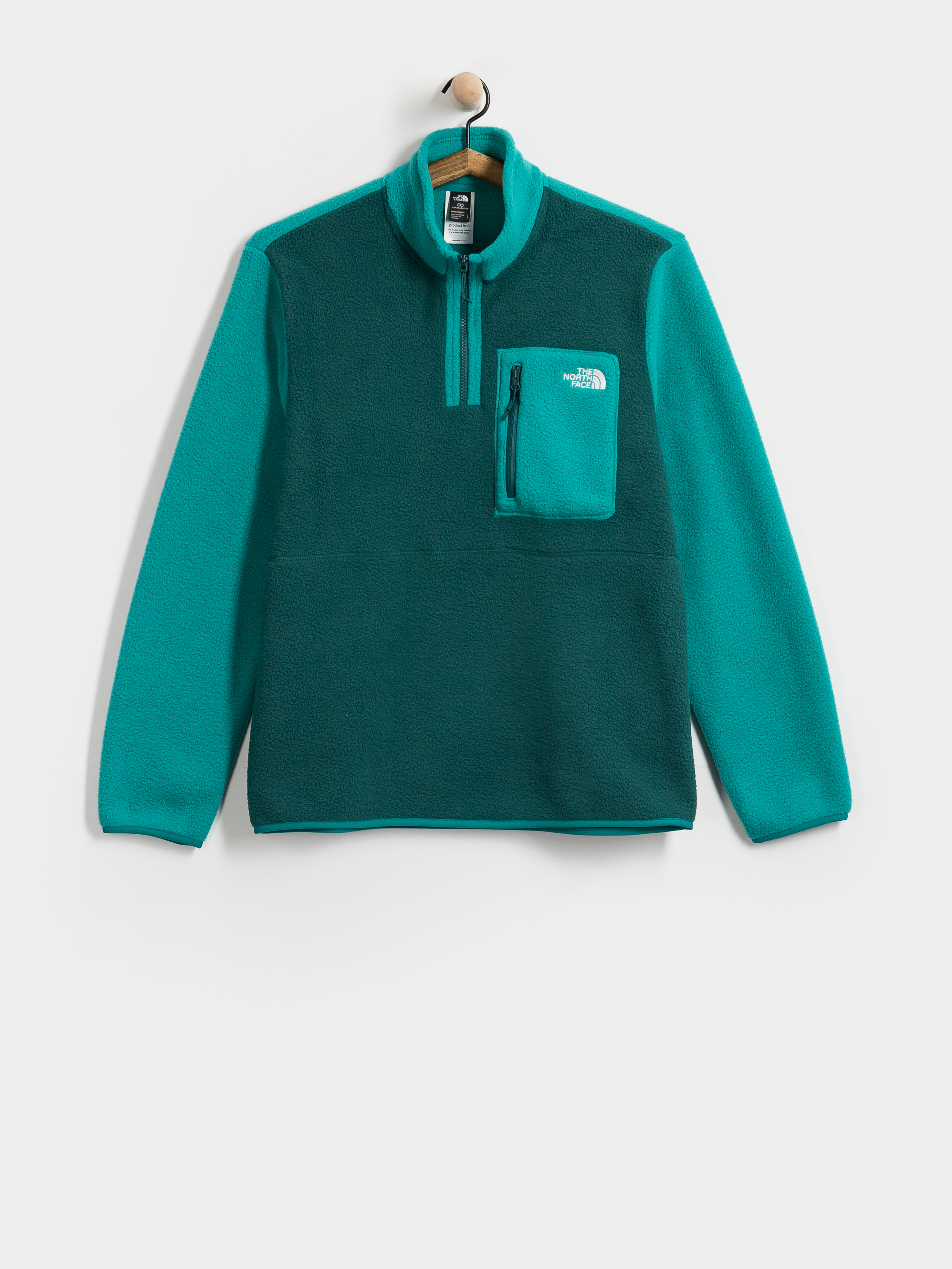 Flísová mikina The North Face Yumiori 1/4 Zip (pacific teal/restorativ)