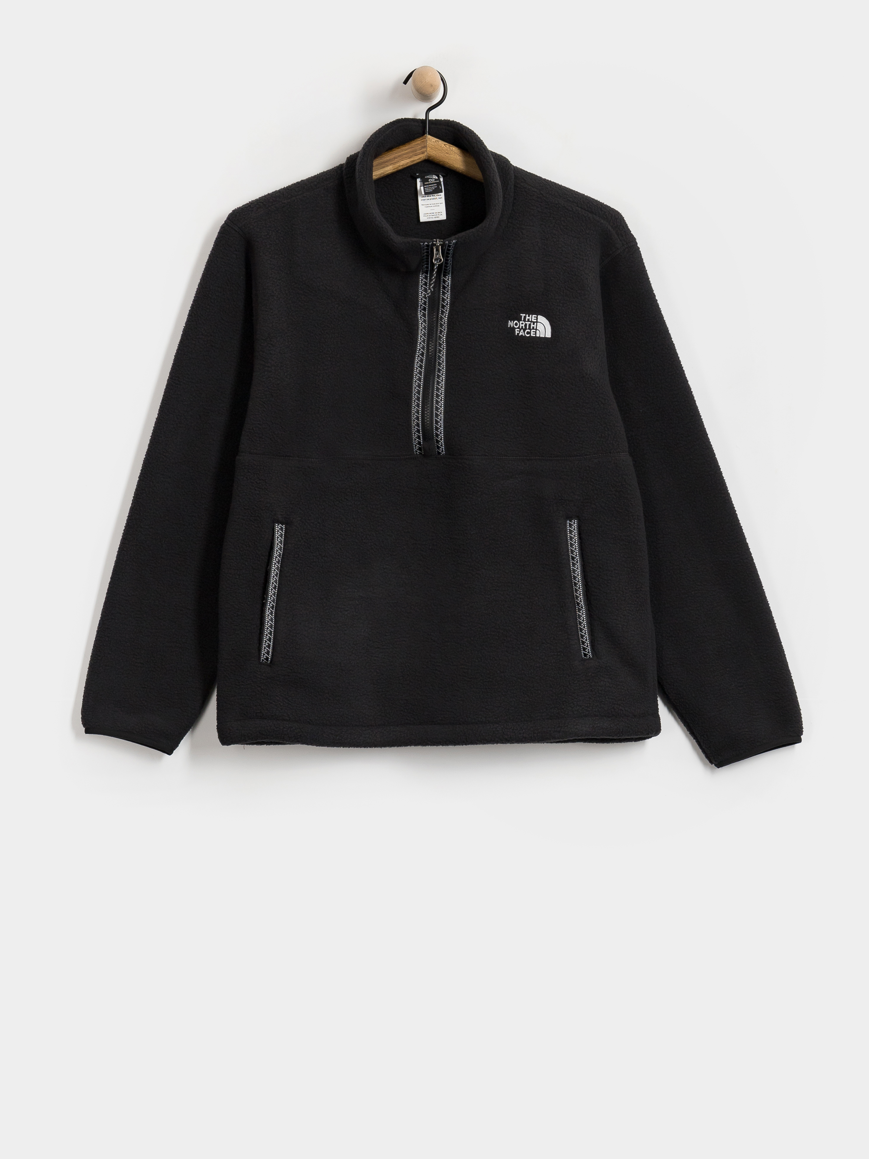 Pánsky Flísová mikina The North Face Fleeski 1/4 Zip (tnf black/tnf black)