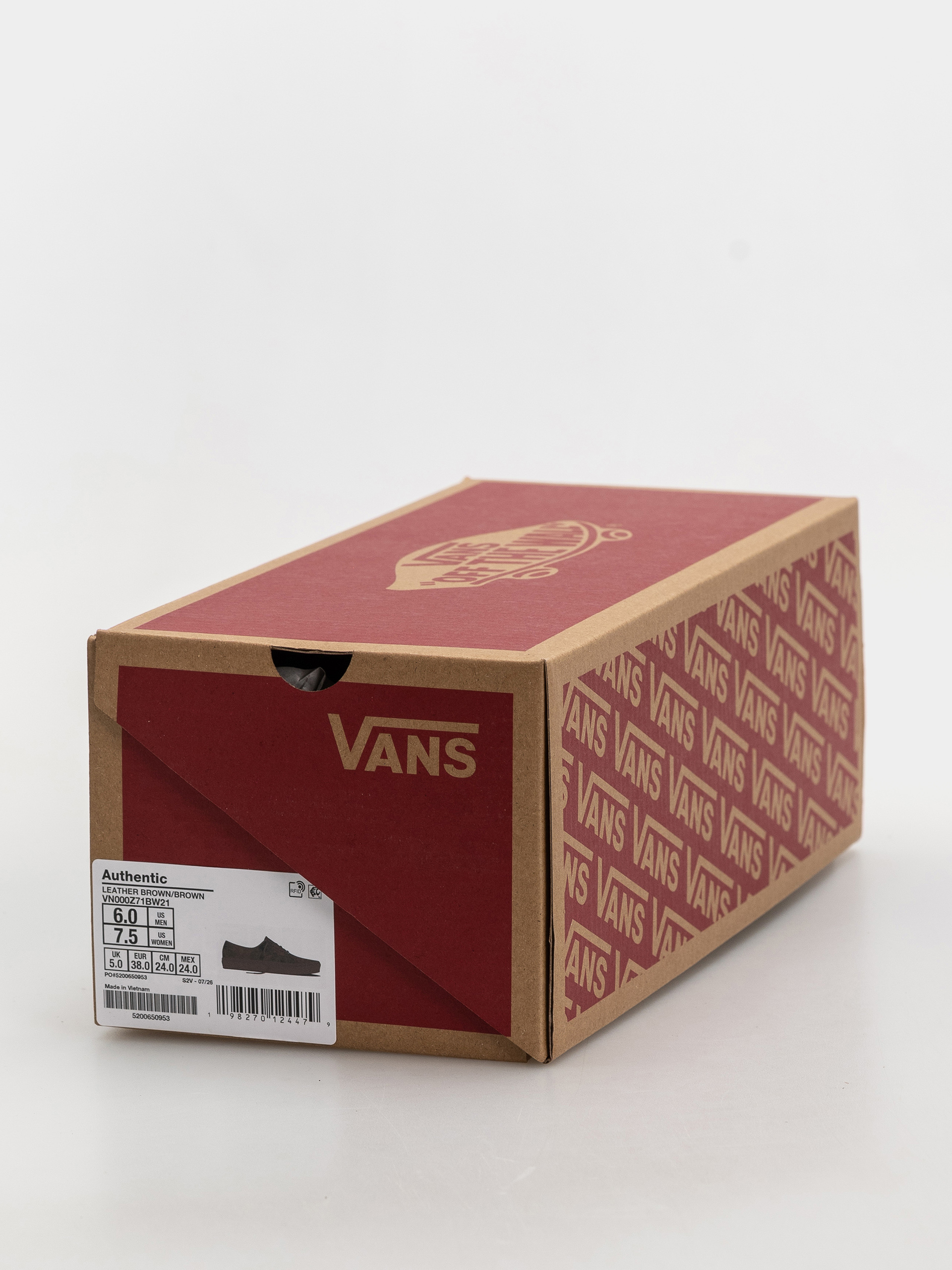 Topánky Vans Authentic (brown/brown)