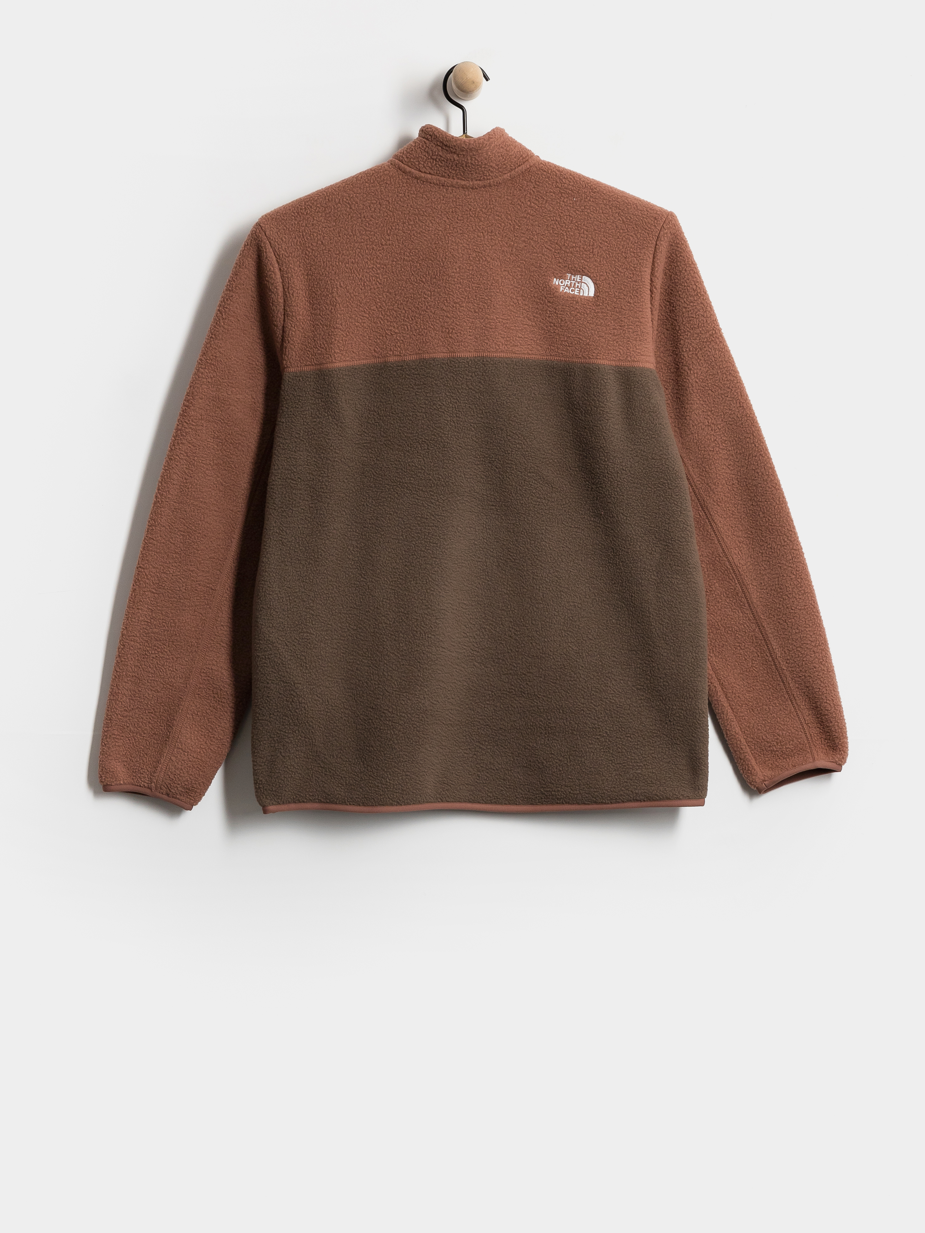 Pánsky Flísová mikina The North Face Yumiori 1/4 Zip (smokey brown/copper sil)