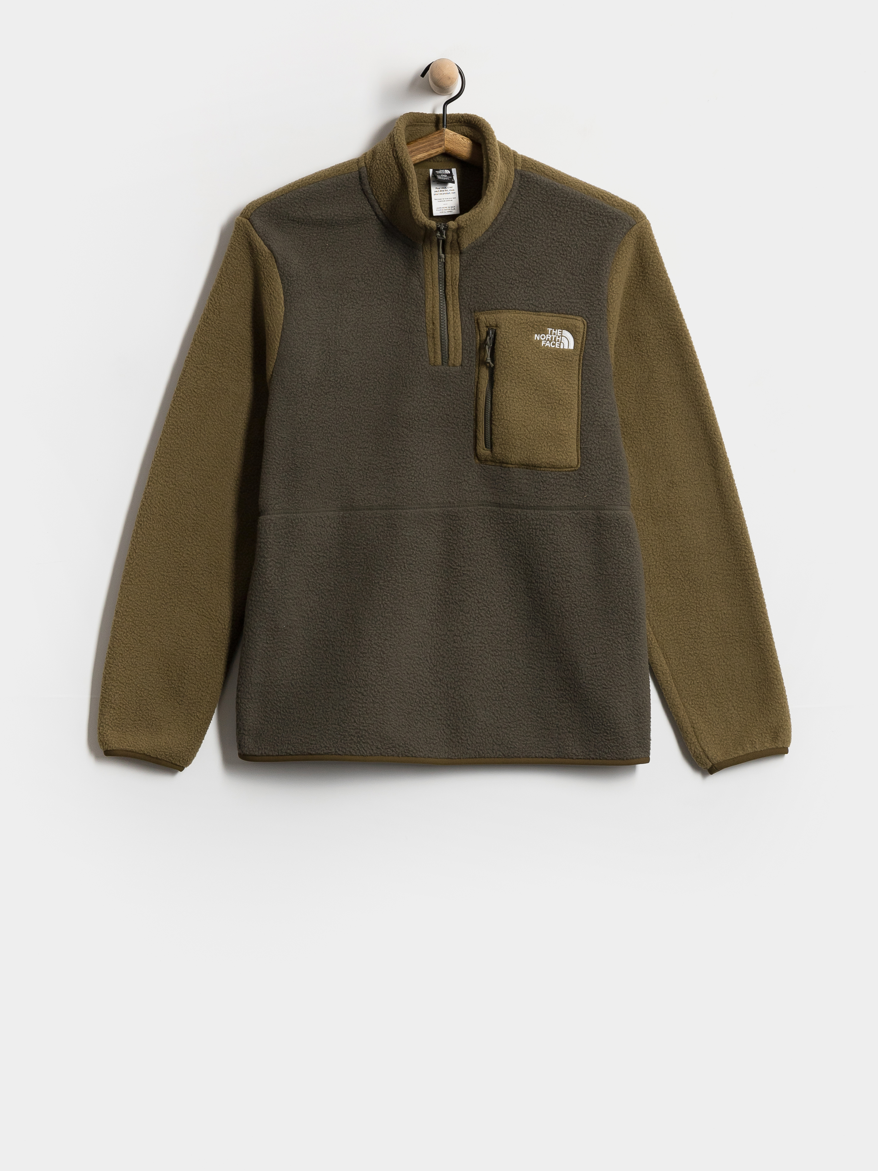 Flísová mikina The North Face Yumiori 1/4 Zip (new taupe green/caraway)