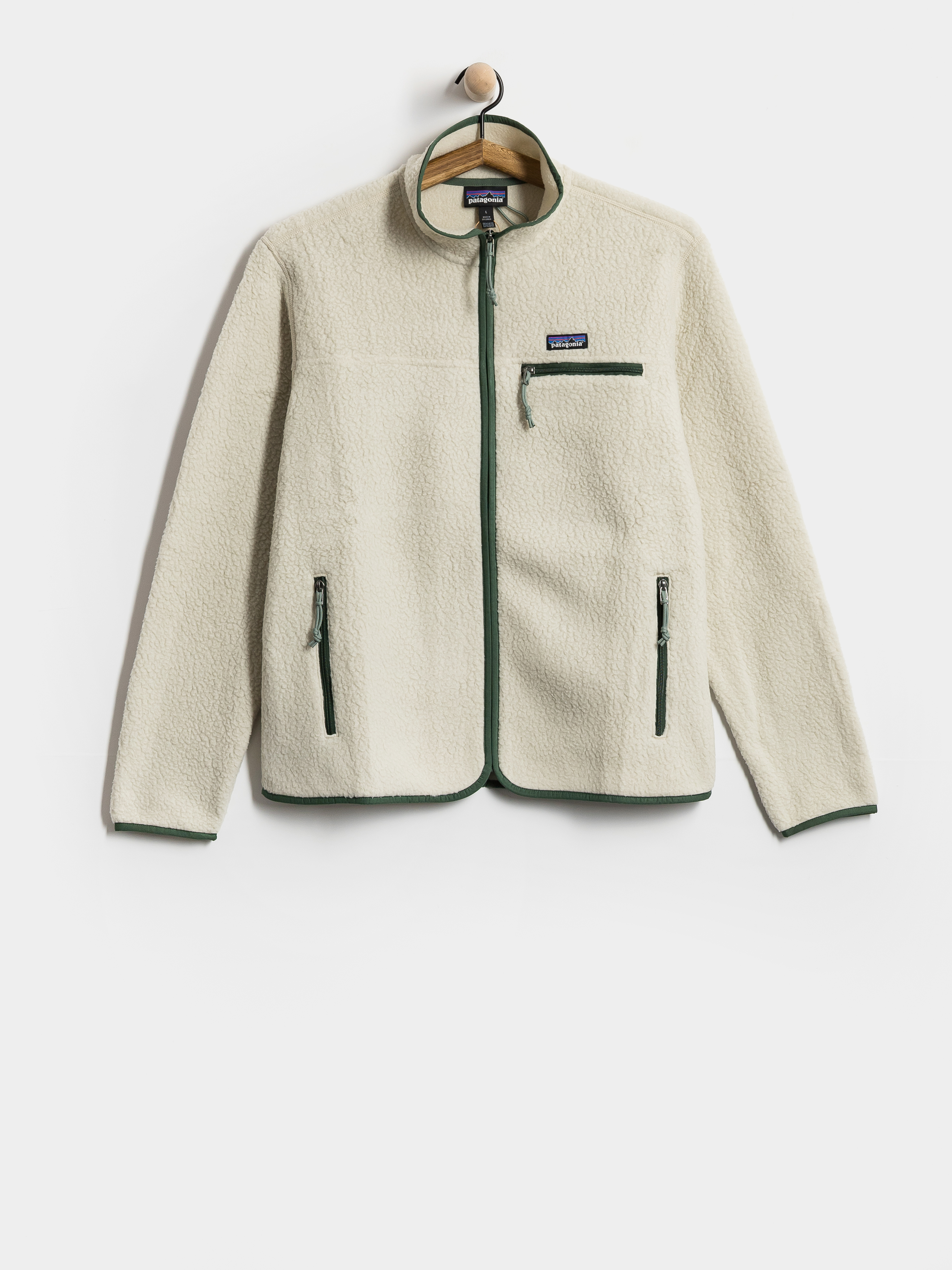 Bunda Patagonia Retro Pile (pelican w/canopy green)