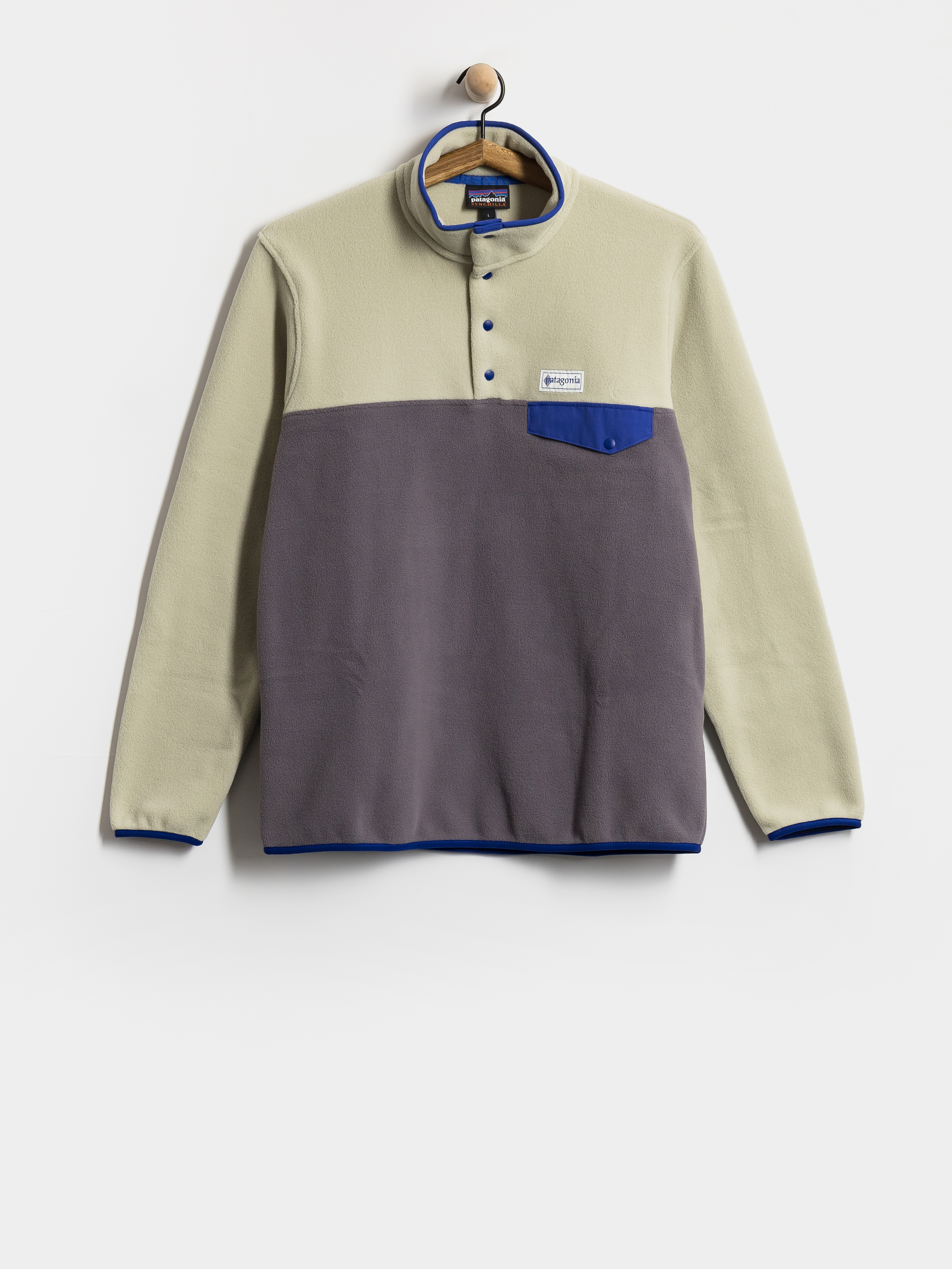Flu00edsovu00e1 mikina Patagonia LW Synch Snap T (may grey)