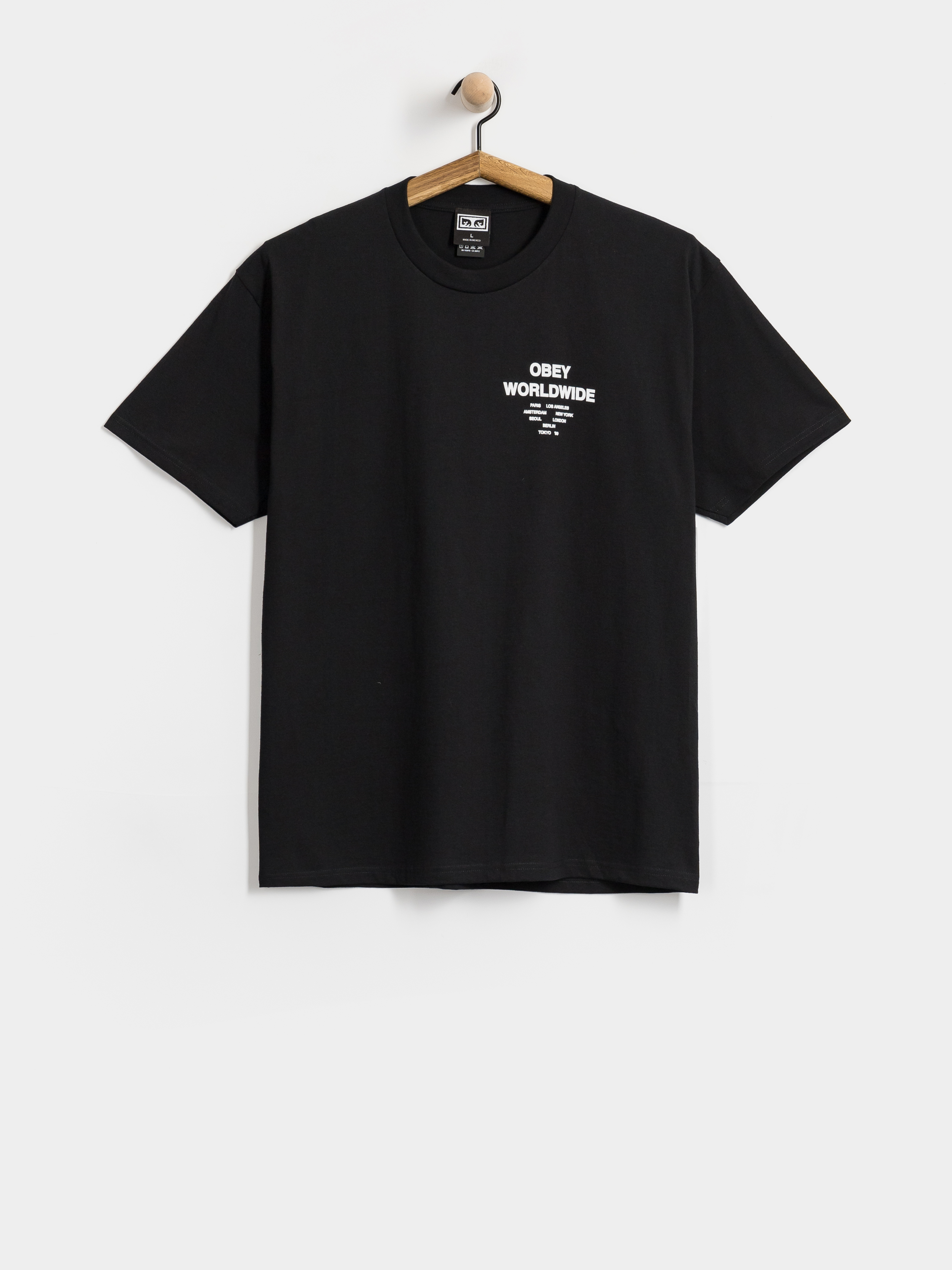 Tričko OBEY Angels Above (black)