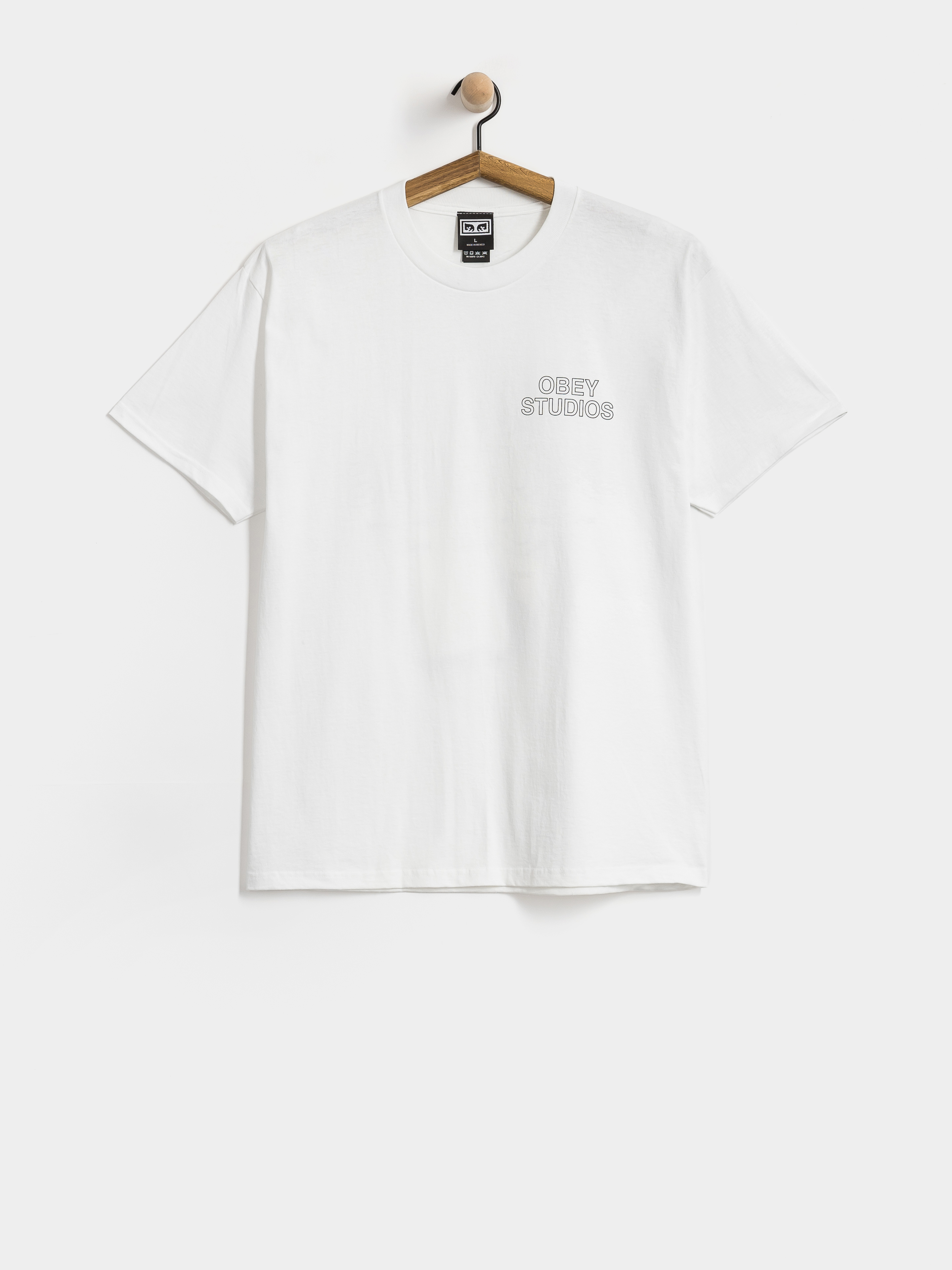 Tričko OBEY Spectrum (white)