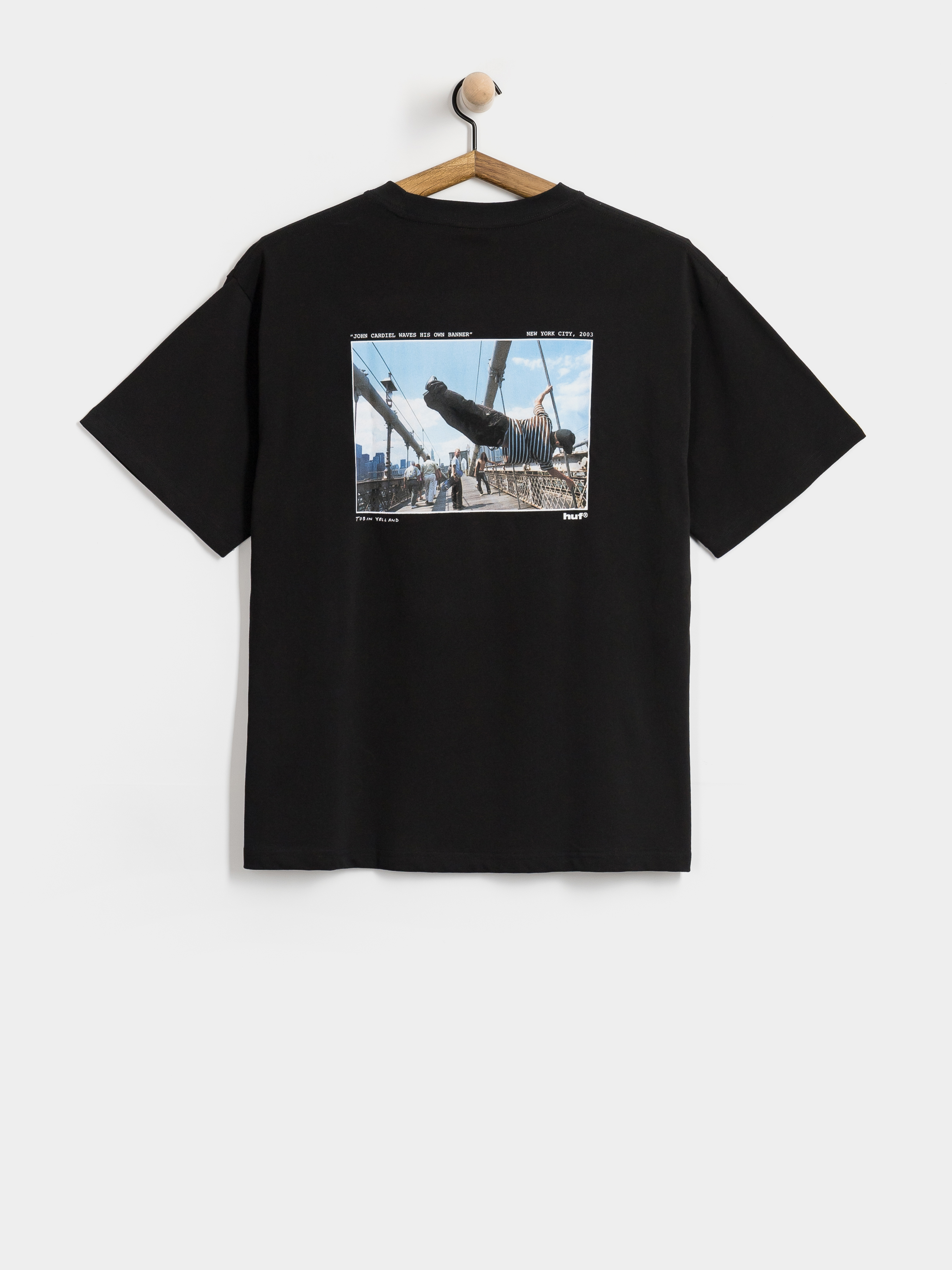 Tričko HUF Taking The Leap (black)
