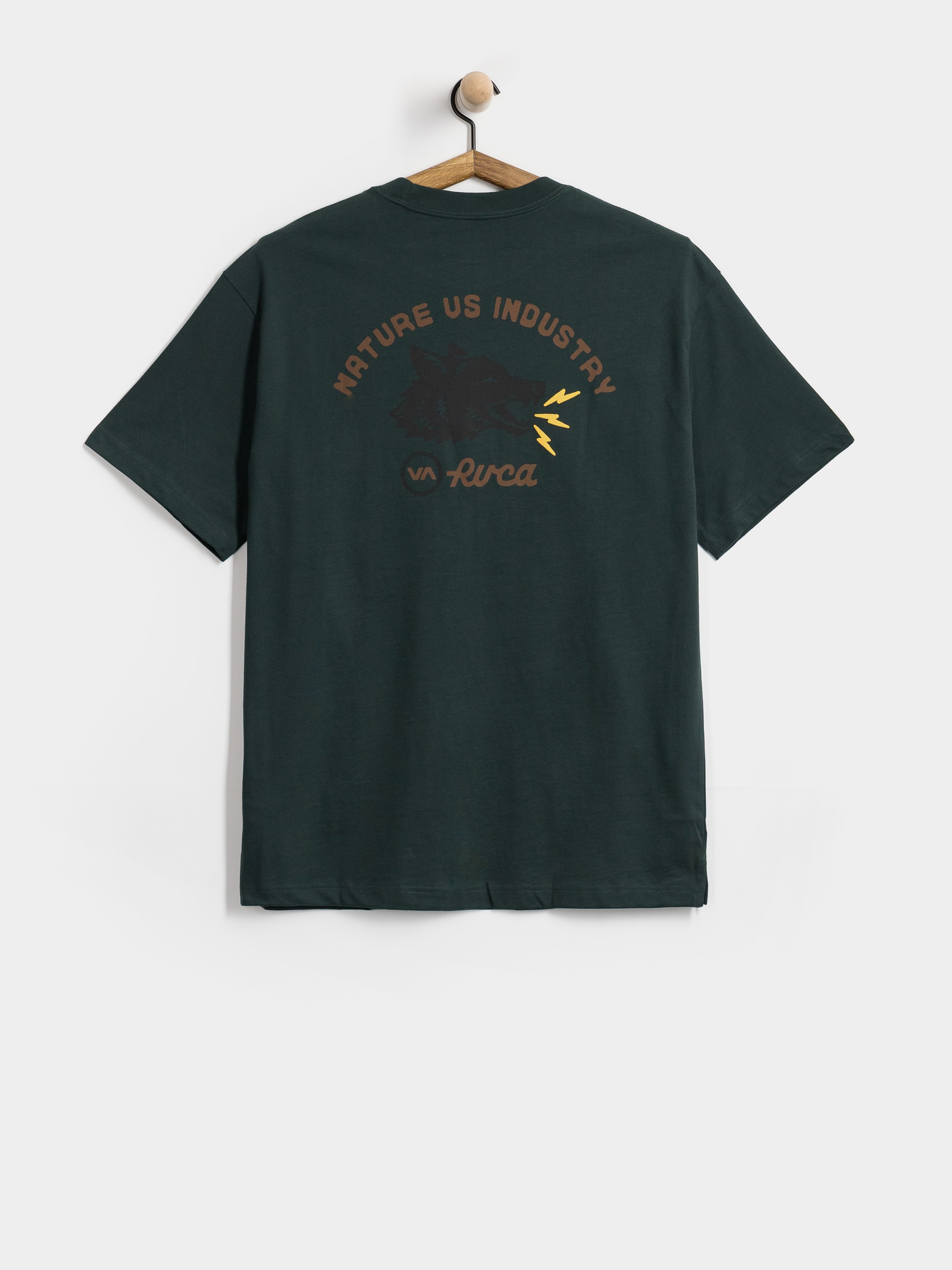 Tričko RVCA Steadfast (hunter green)