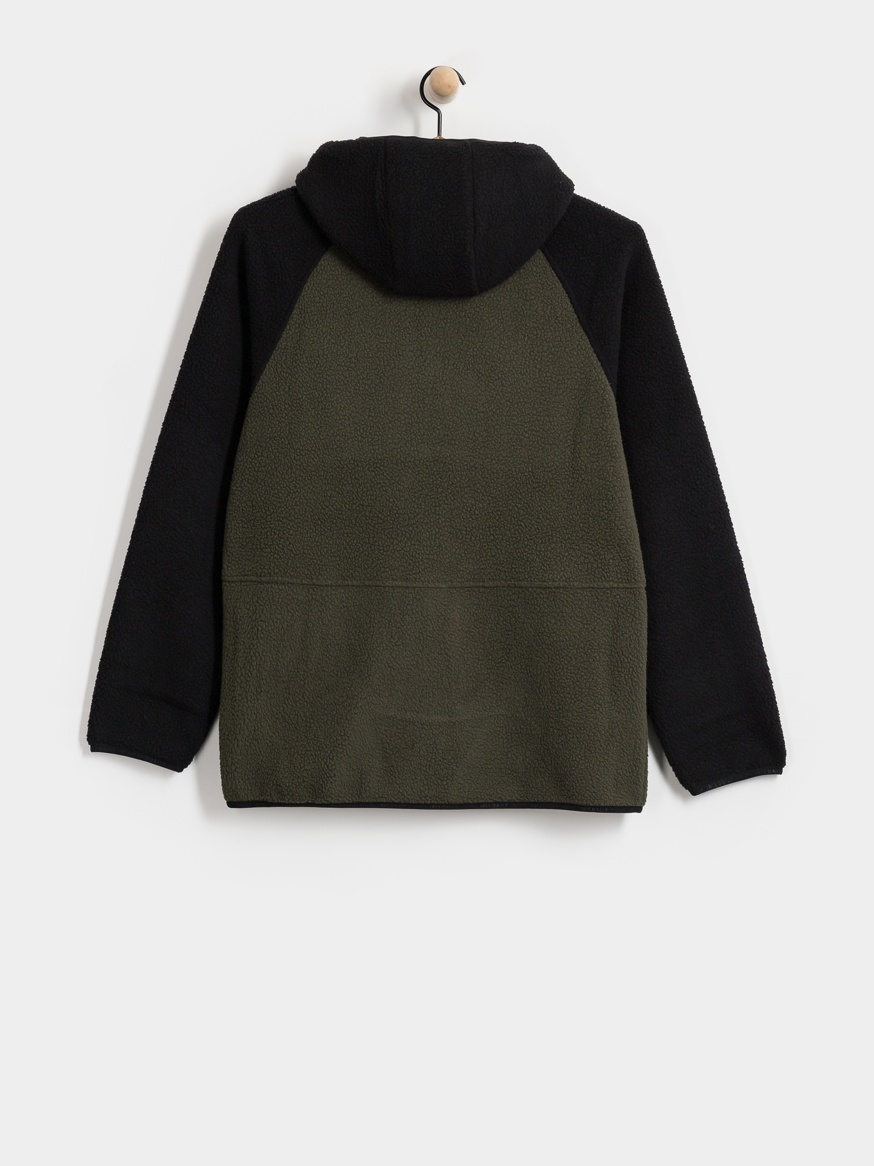 Pánsky Flísová mikina Iriedaily Quentin Fleece (black olive)