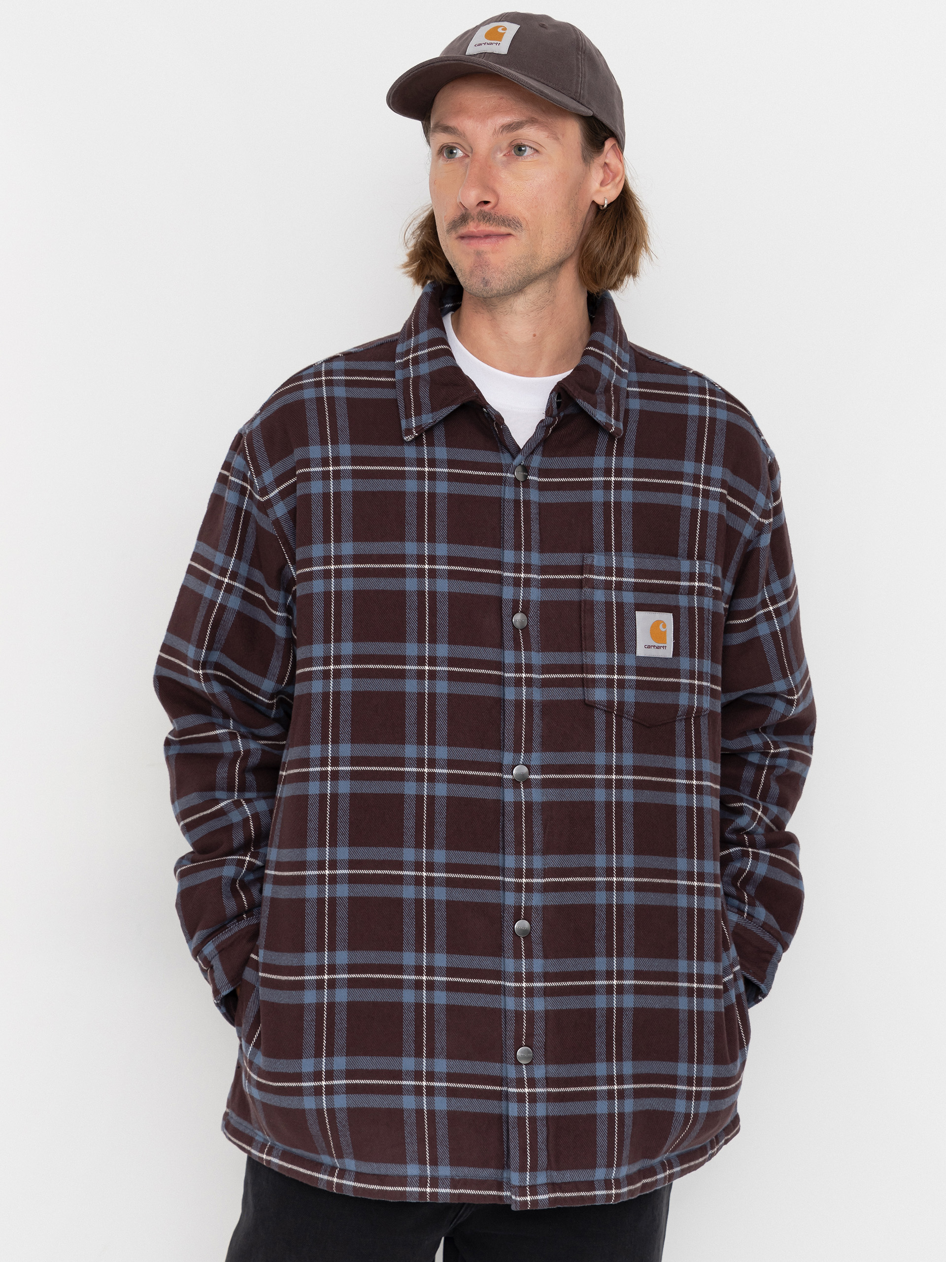 Bunda Carhartt WIP Baird (baird check palisander)
