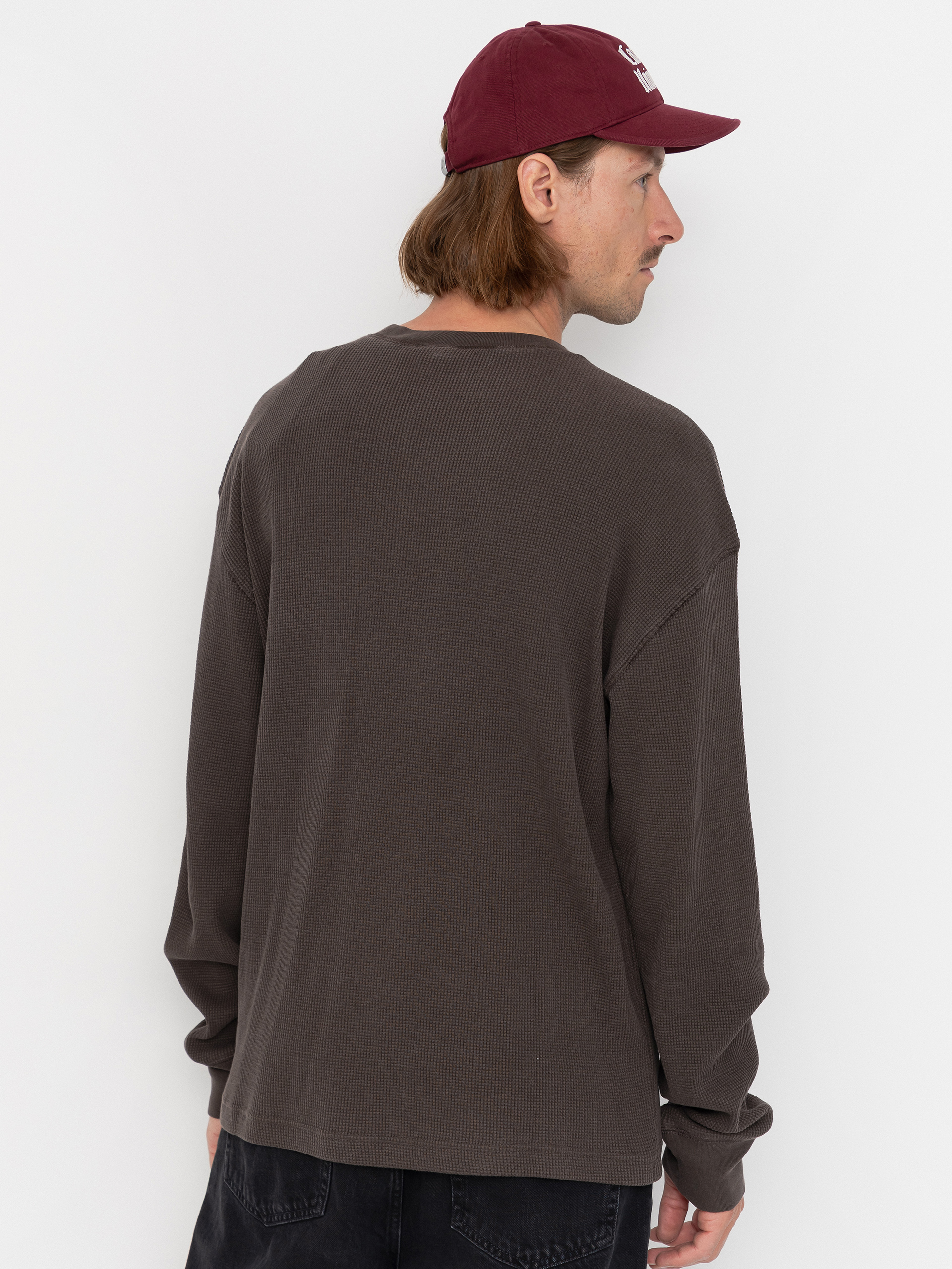 Triko Carhartt WIP Vista Waffle (tobacco/garment dyed)