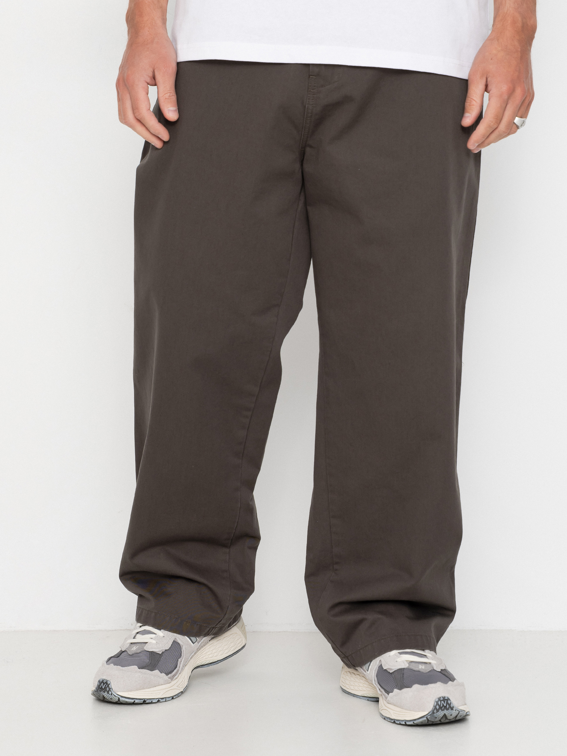 Nohavice Carhartt WIP Brady (shungite/stone washed)