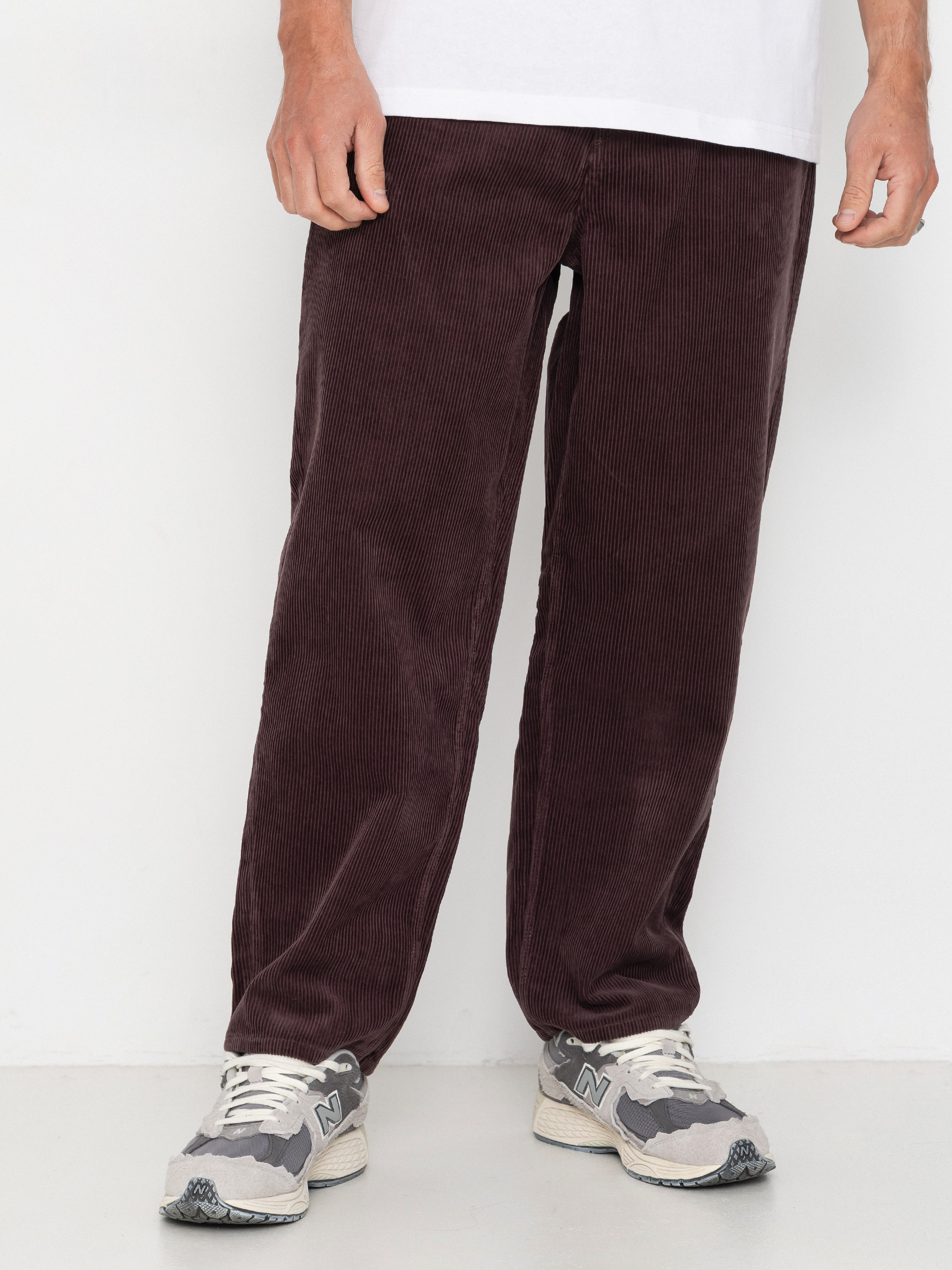 Nohavice Volcom Billow Tapered Cord (raisin)