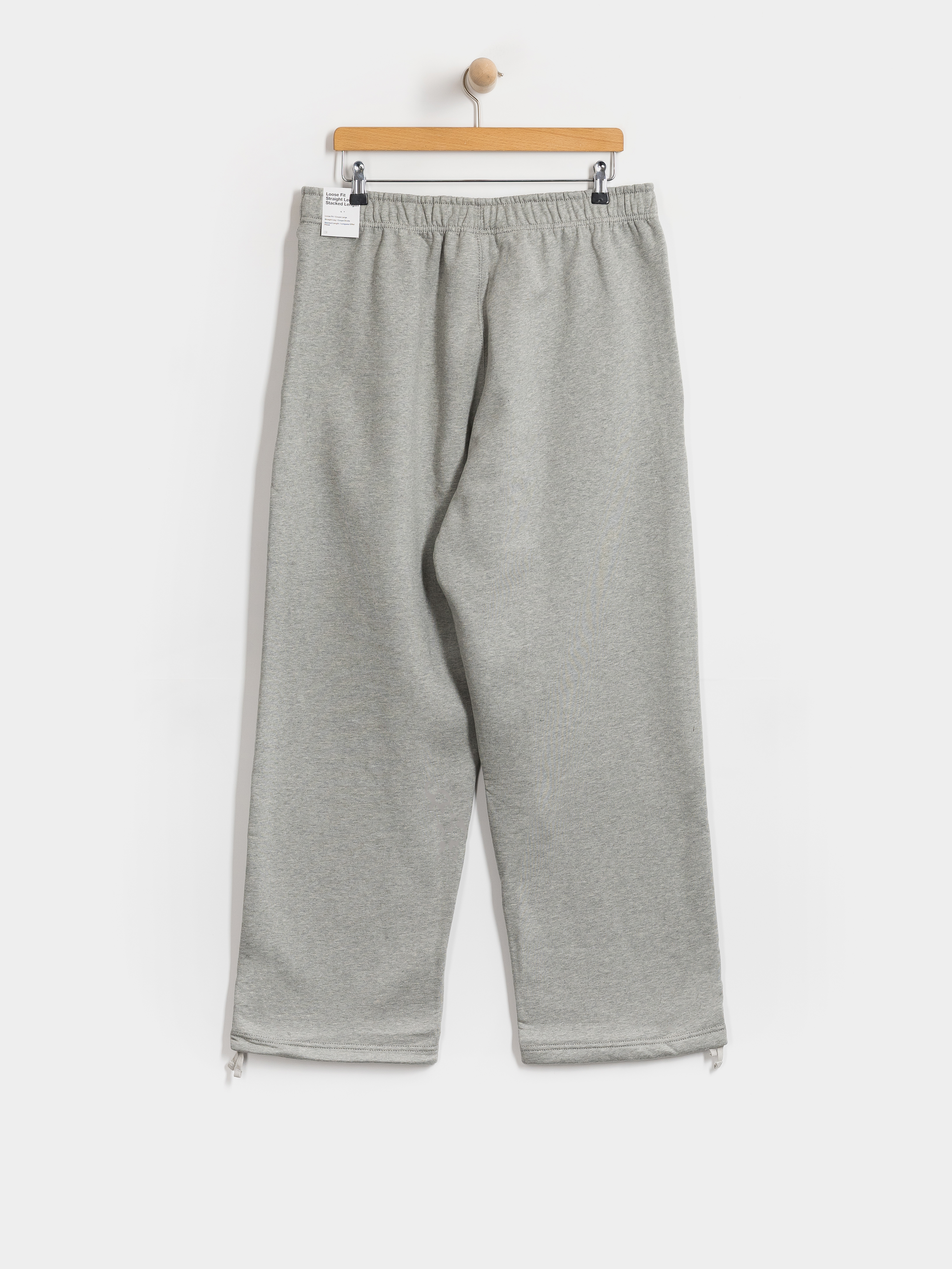 Nohavice Nike SB Solo Swoosh Loose (dk grey heather/lt smoke grey/white)