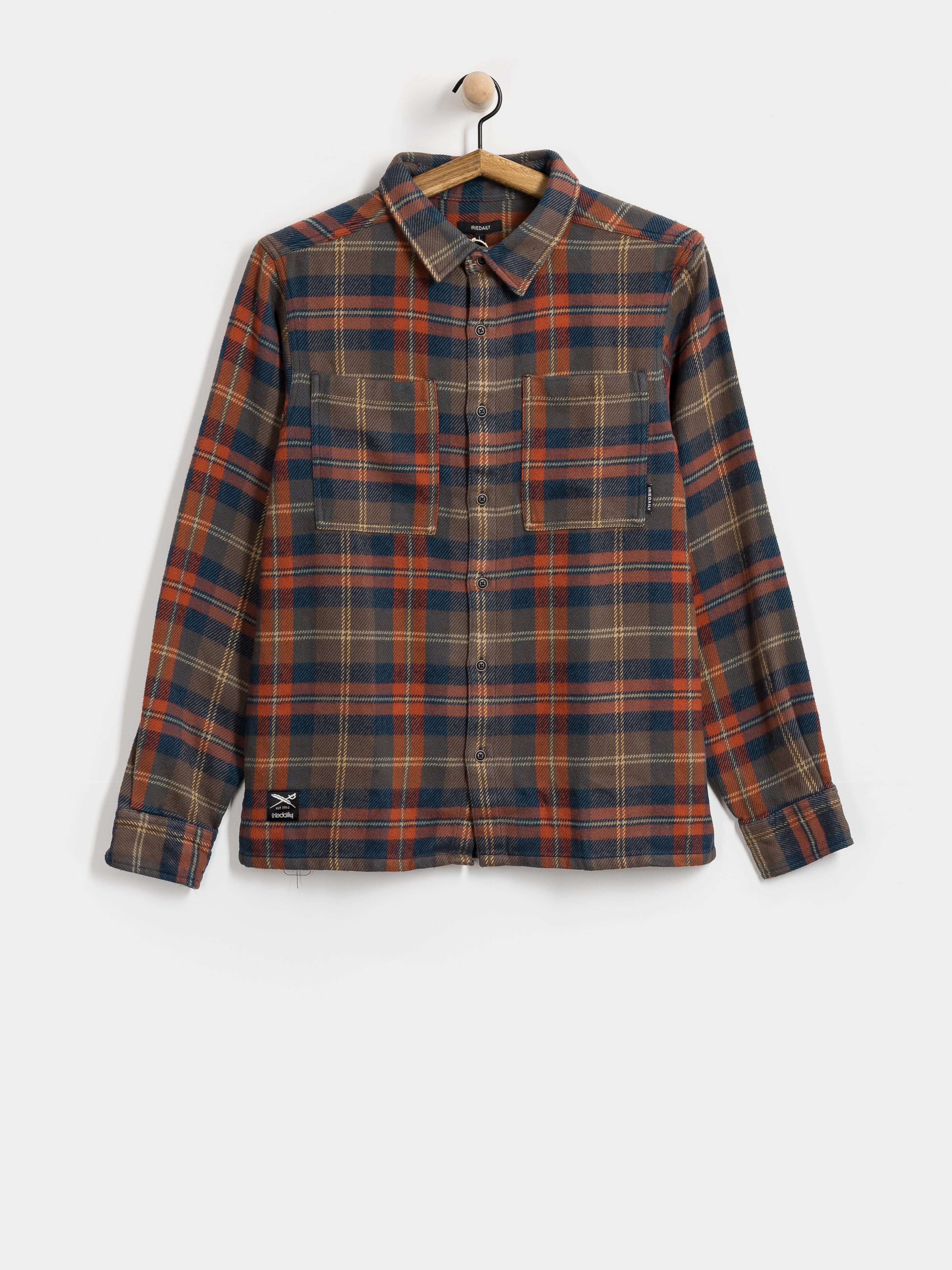 Košeľa Iriedaily Chillax Lumber (navy)