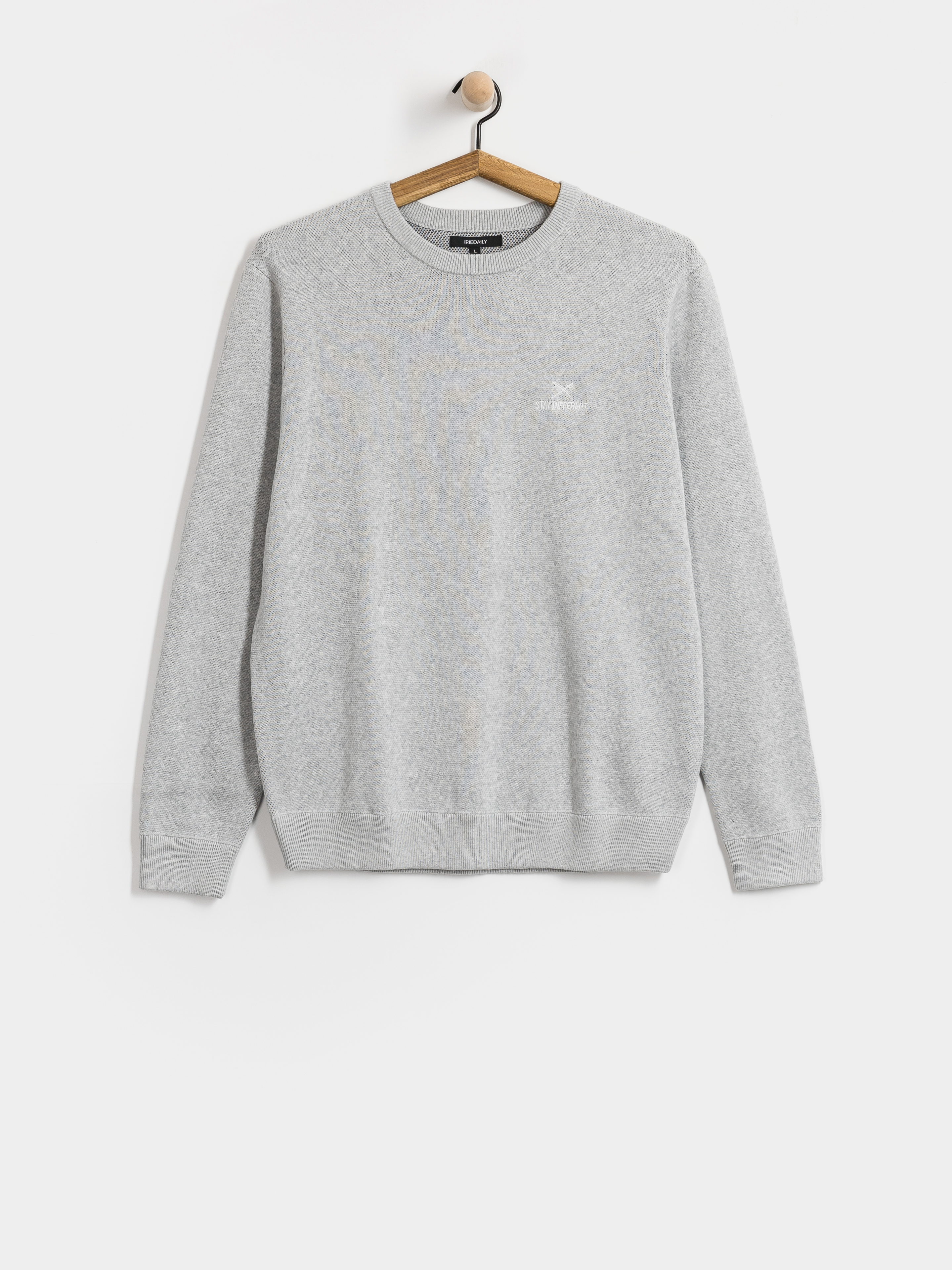 Sveter Iriedaily Stay Different (ash heather)