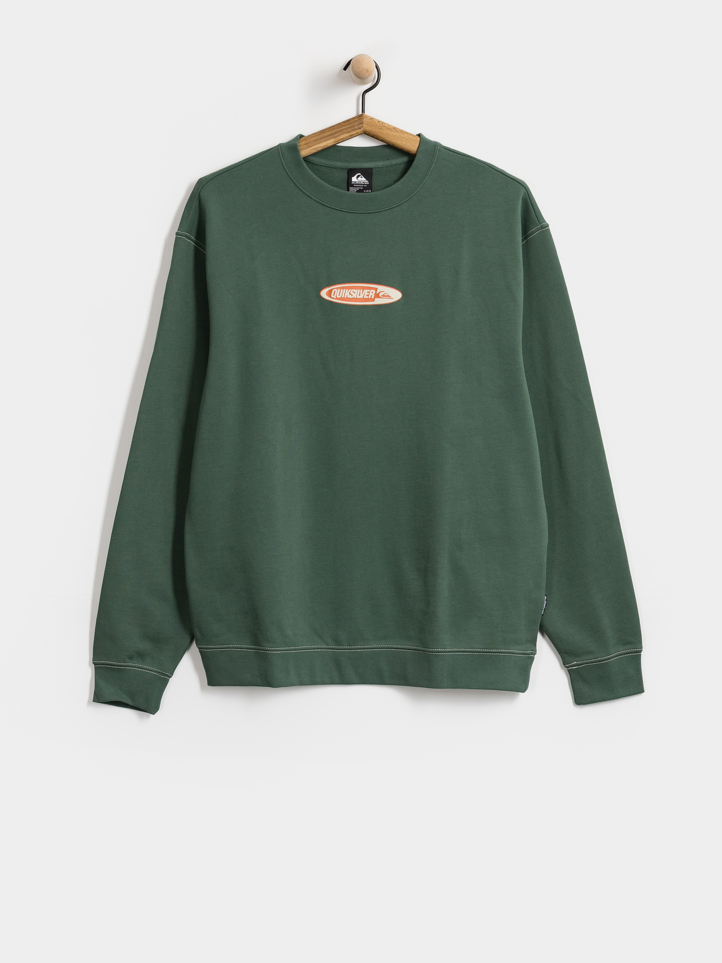 Mikina Quiksilver Disk Crew (forest)
