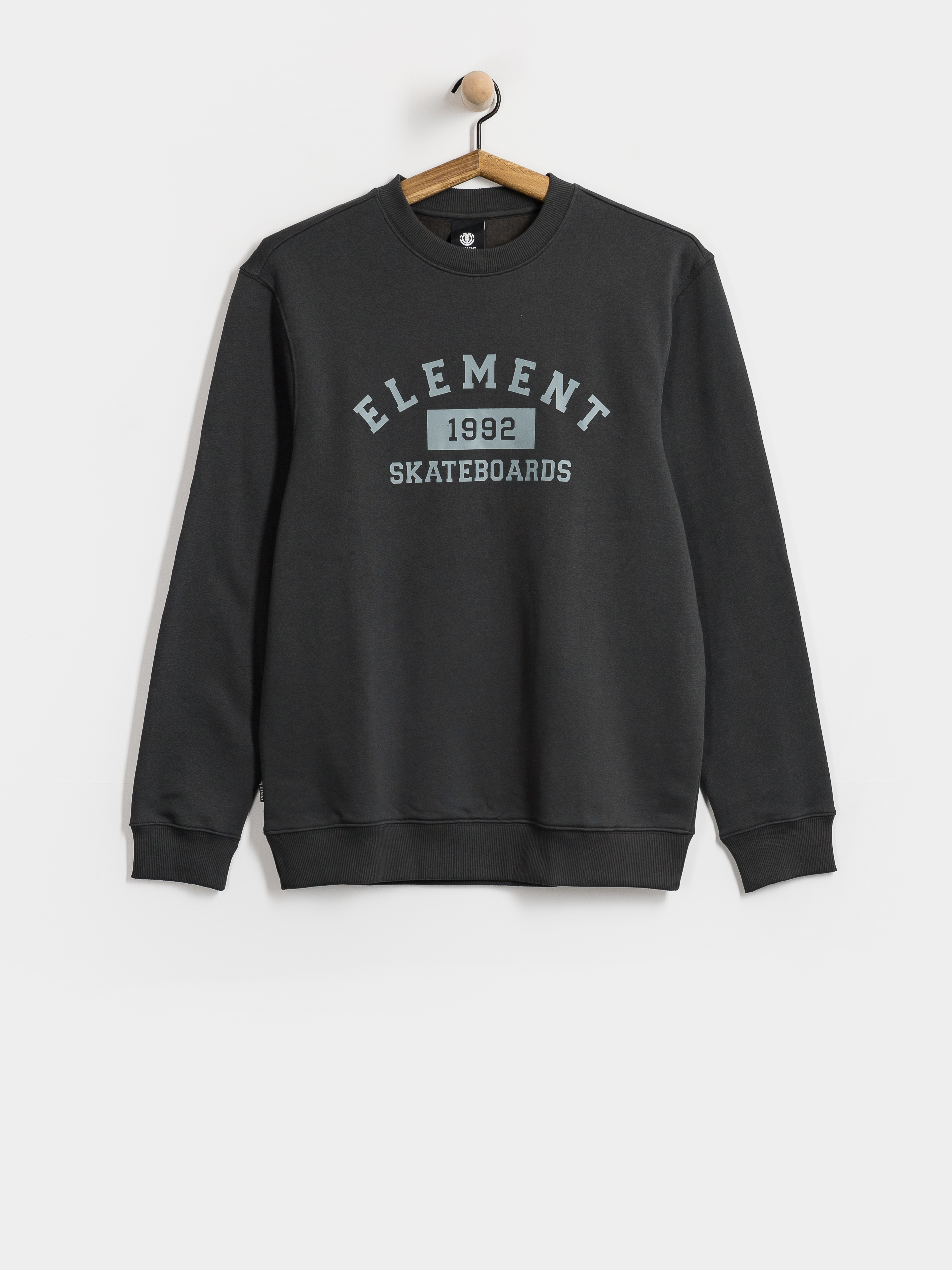 Mikina s kapucňou Element Home Team Cr (off black)