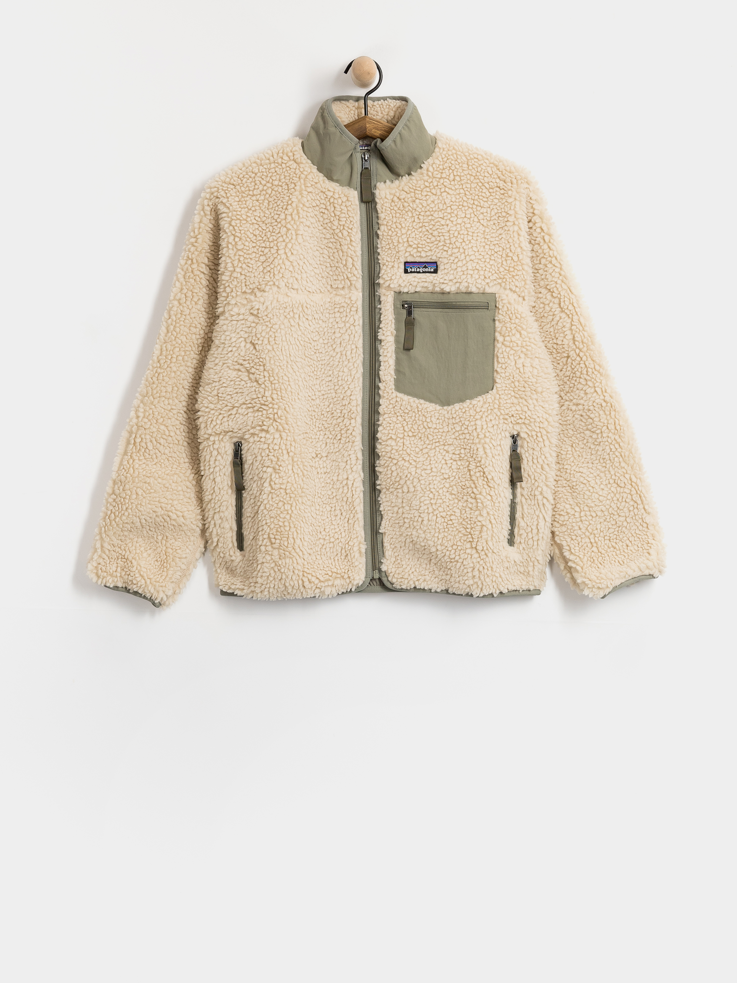 Bunda Patagonia Classic Retro X Wmn (dark natural w/river rock green)