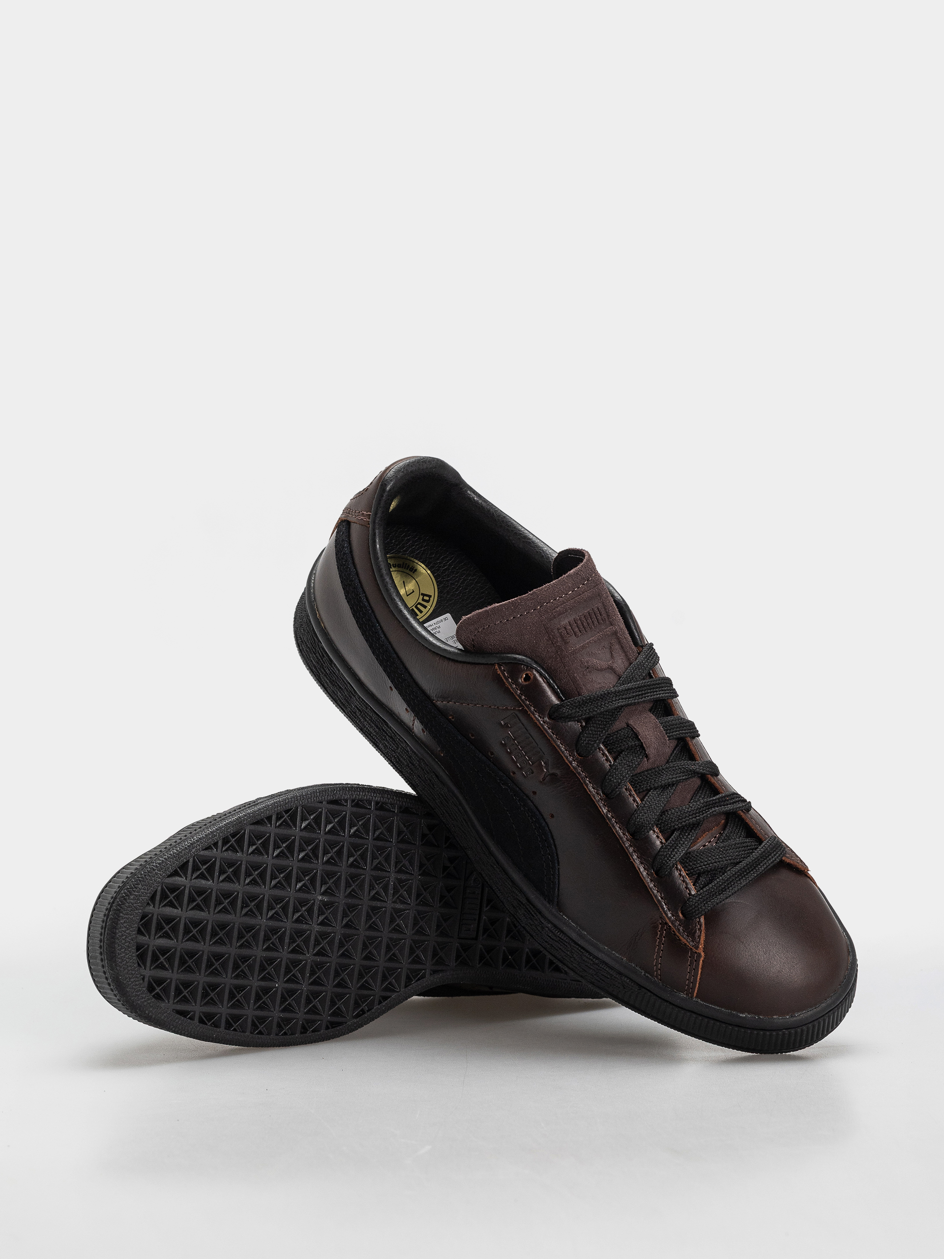 Topánky Puma Suede Dressed (leather brown/puma black)