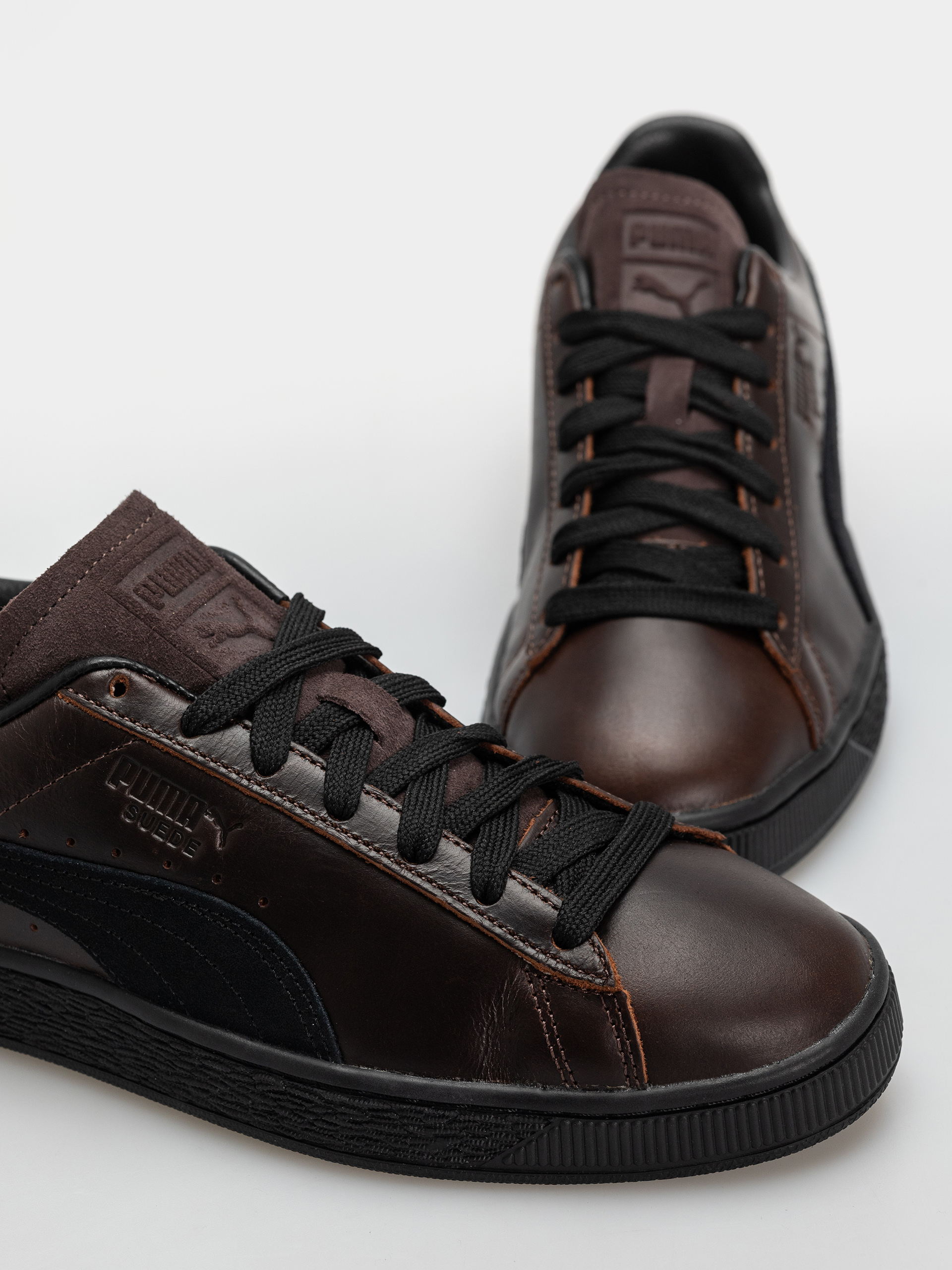 Topánky Puma Suede Dressed (leather brown/puma black)
