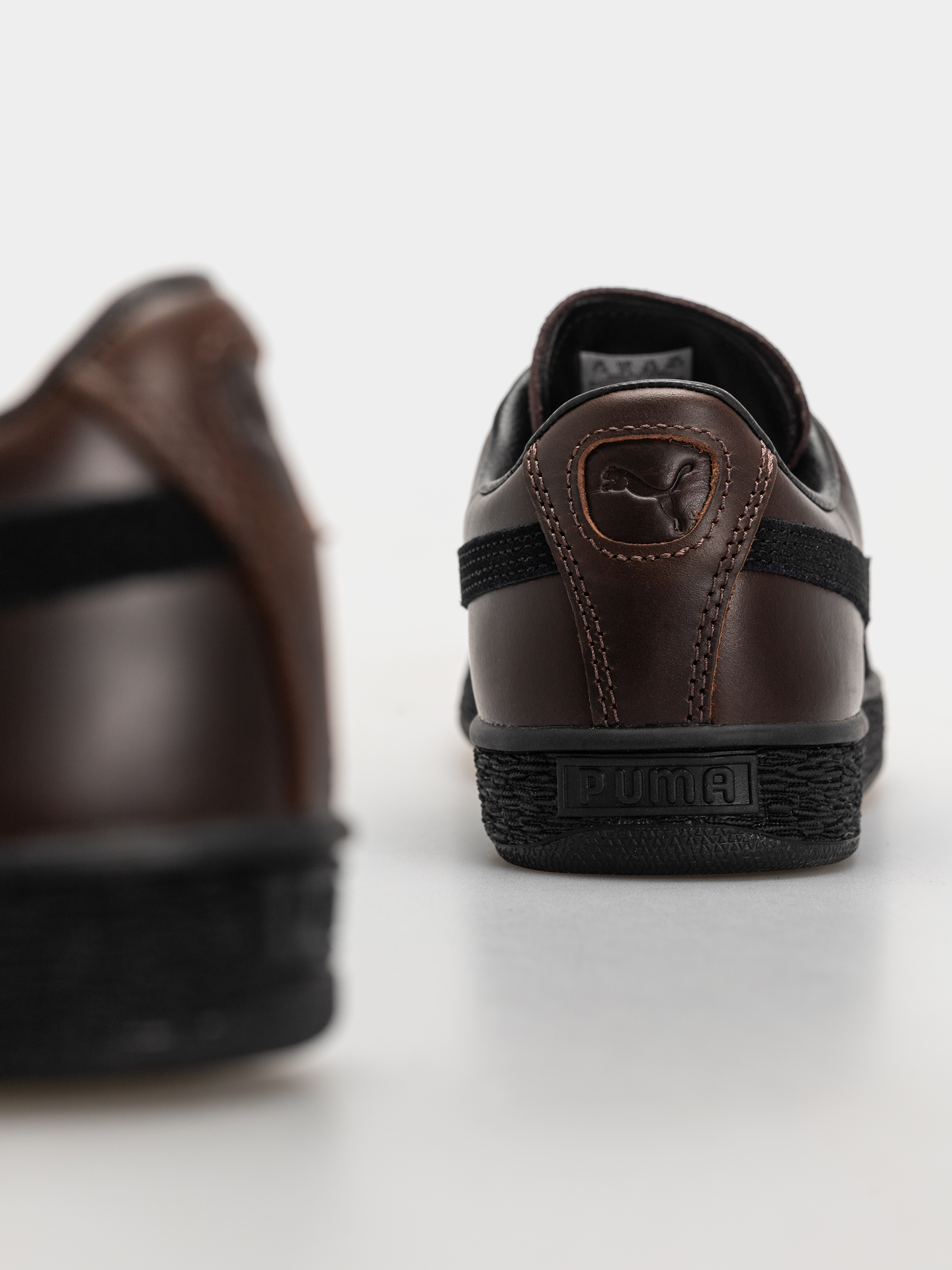 Topánky Puma Suede Dressed (leather brown/puma black)