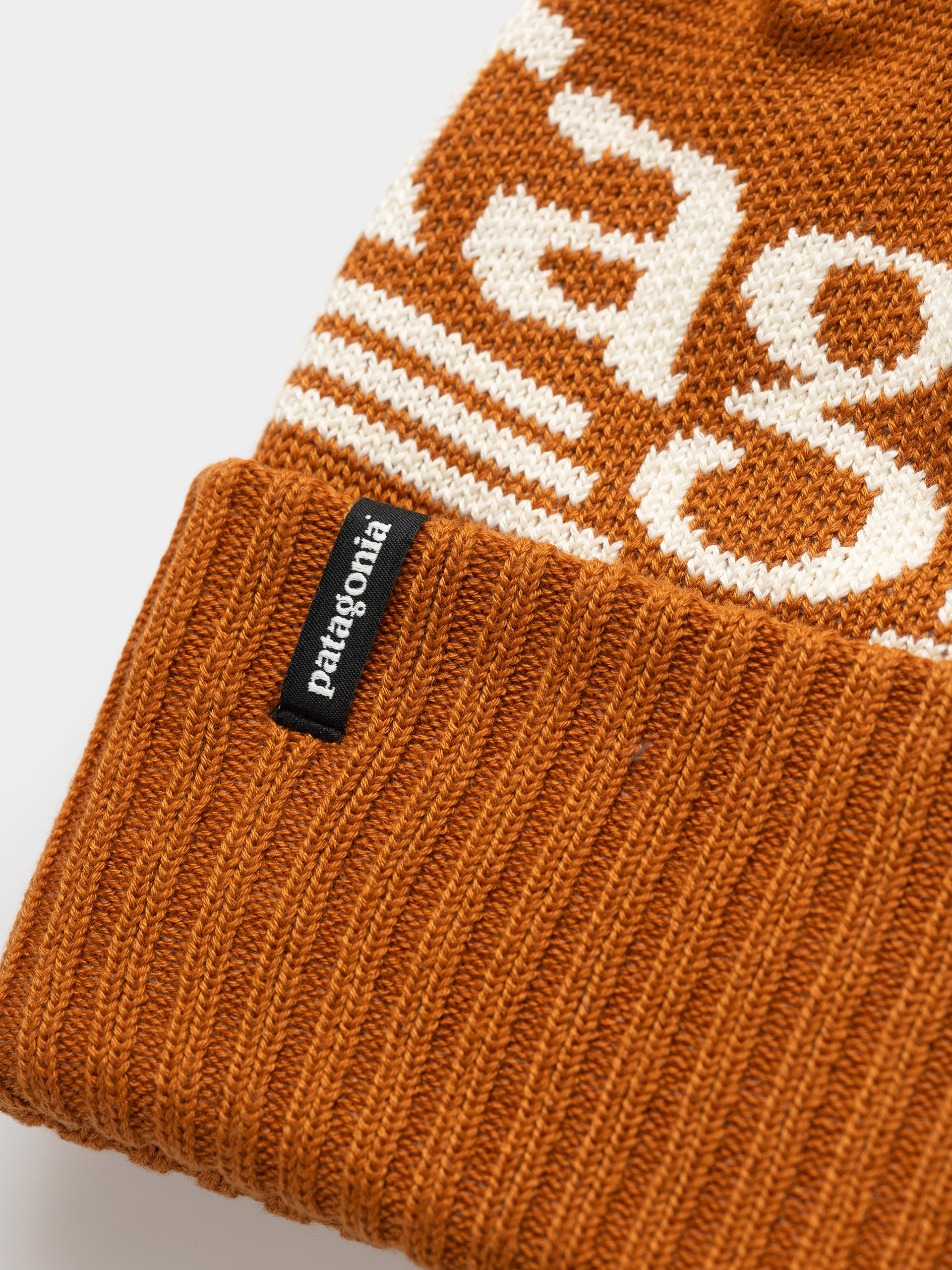 Čiapka Patagonia Powder Town (hut tripper logo cinnamon brown)