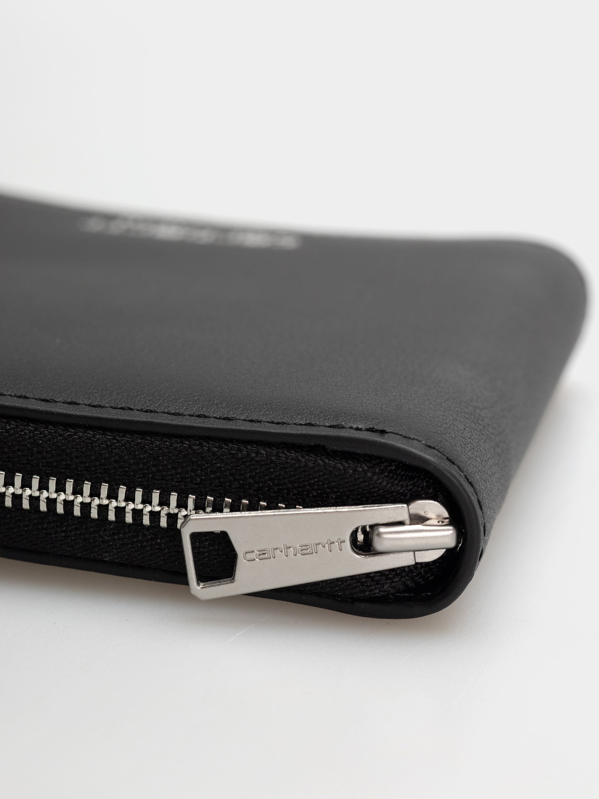 Peňaženka Carhartt WIP Leather (black/silver)