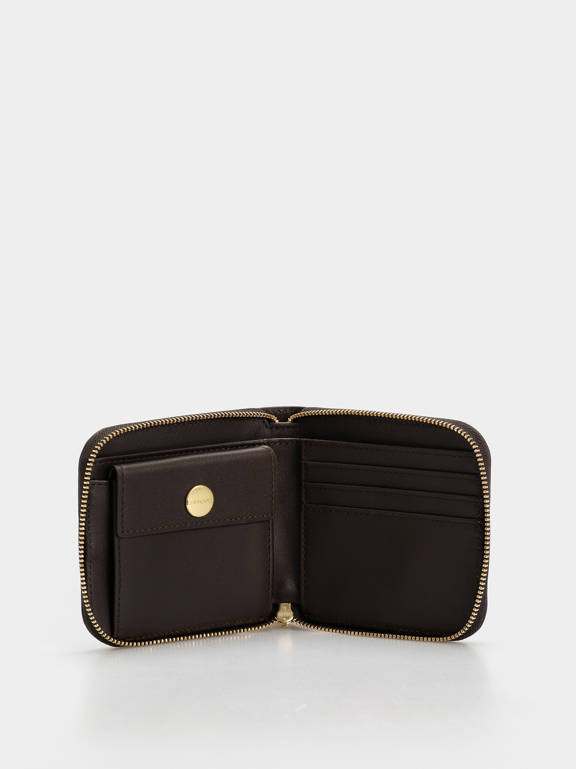 Peňaženka Carhartt WIP Leather (tobacco/gold)