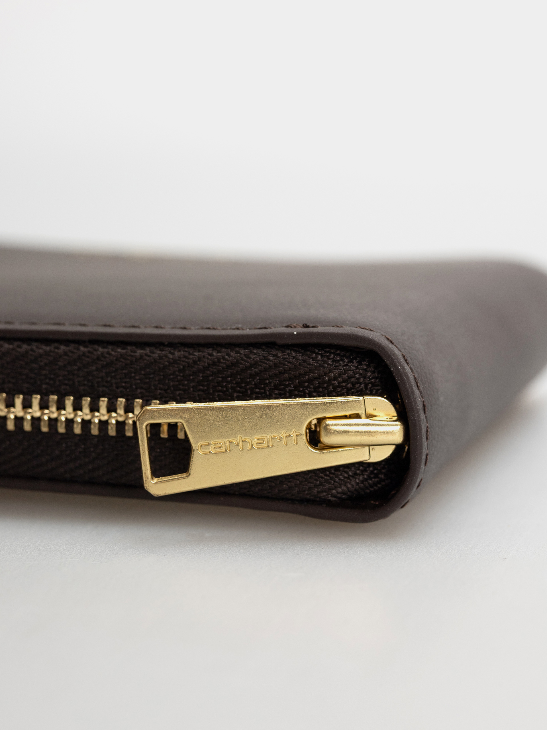 Peňaženka Carhartt WIP Leather (tobacco/gold)