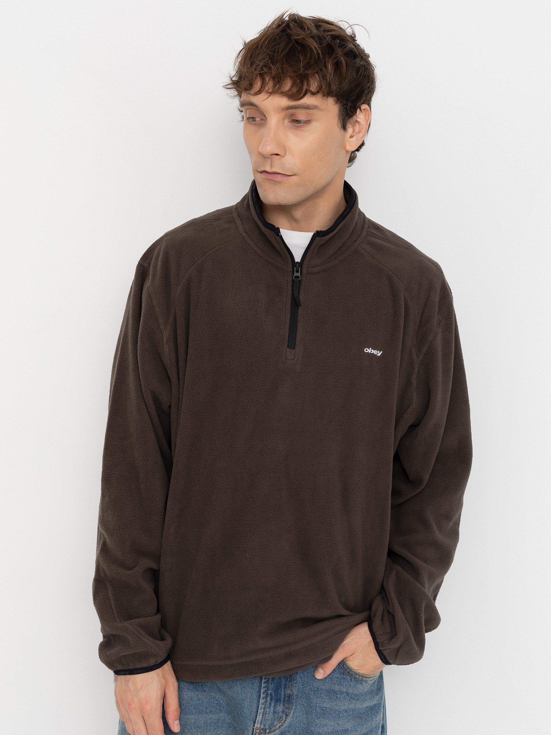 Flísová mikina OBEY Vetta Pullover (andesite)