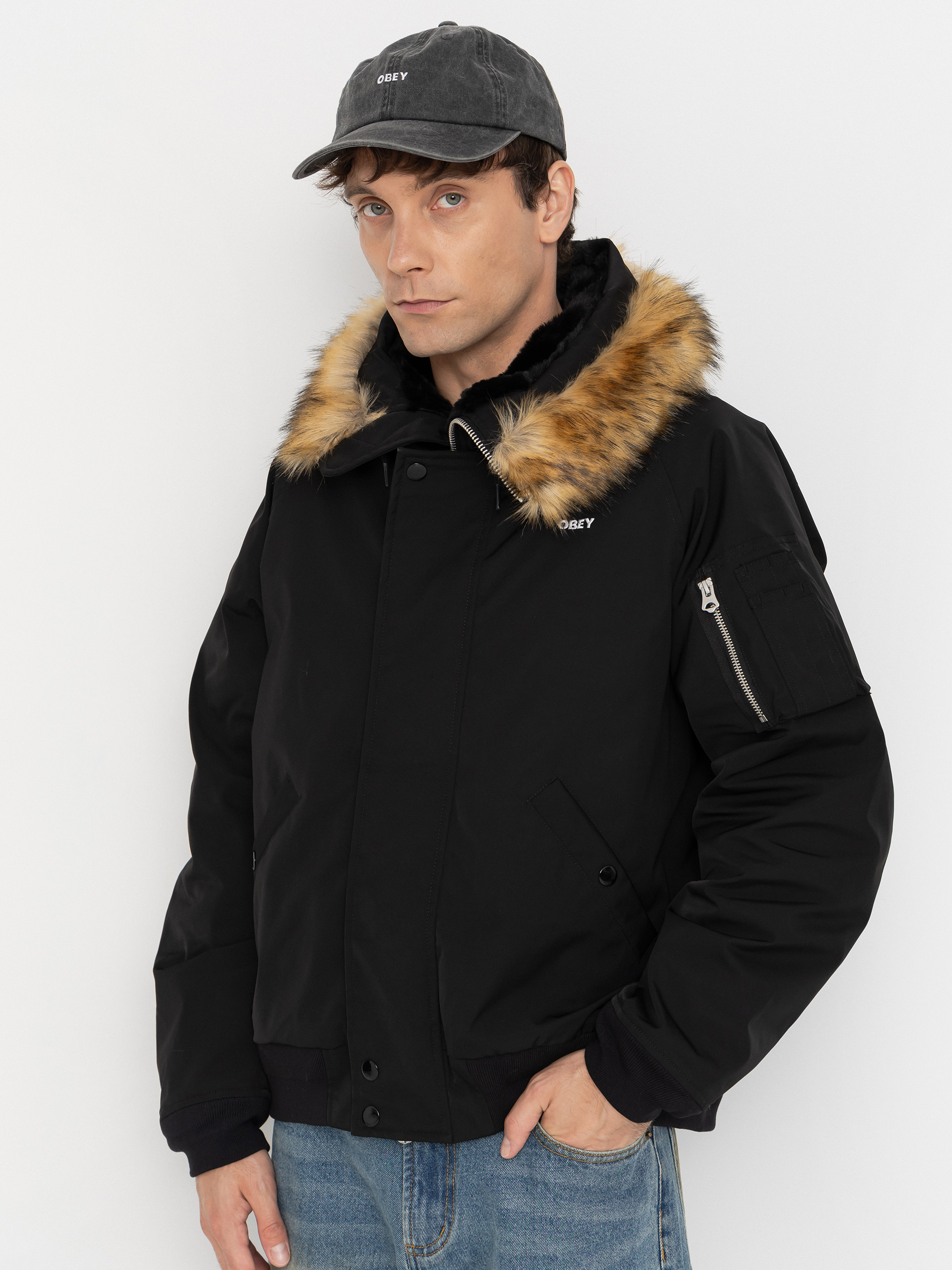 Bunda OBEY N-2B (black)