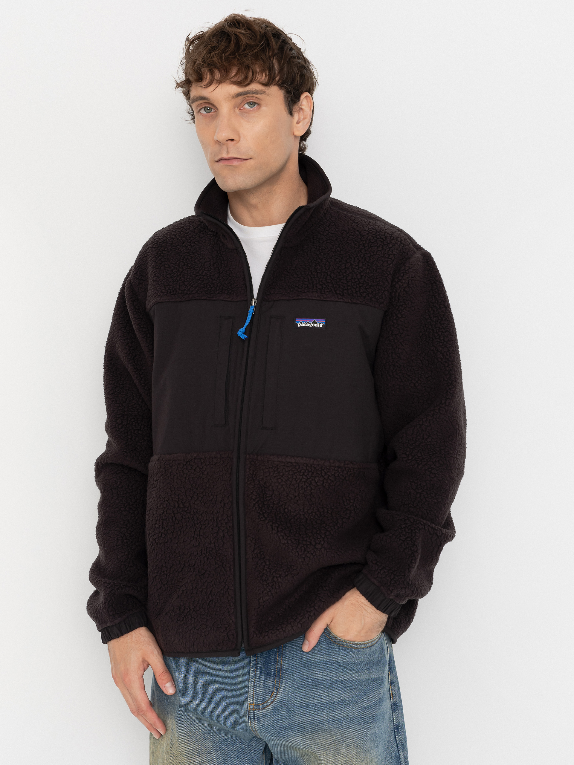 Bunda Patagonia Retro Pile Patch (black)