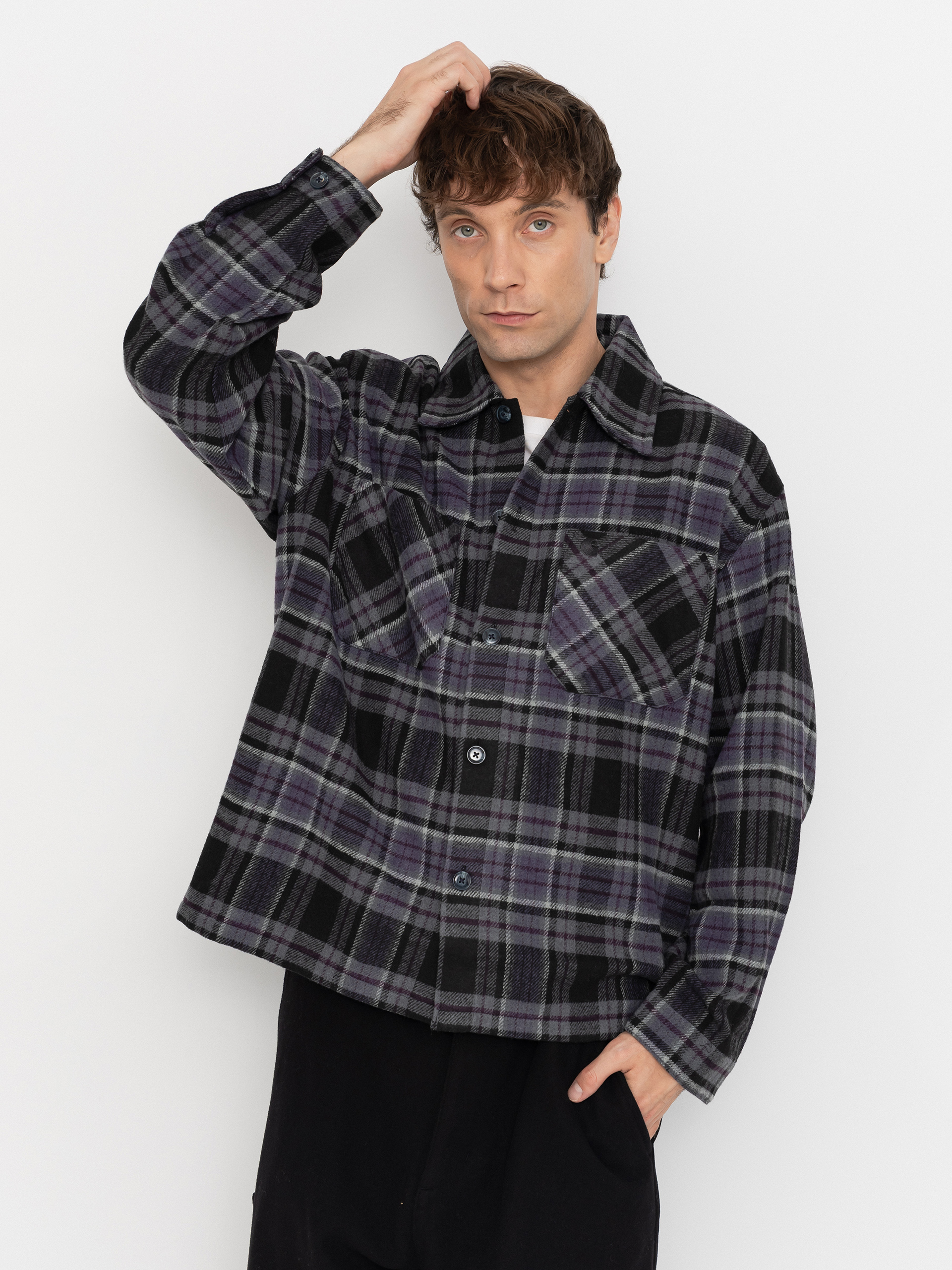 Kou0161eu013ea Carhartt WIP Parson (parson check shady purple)