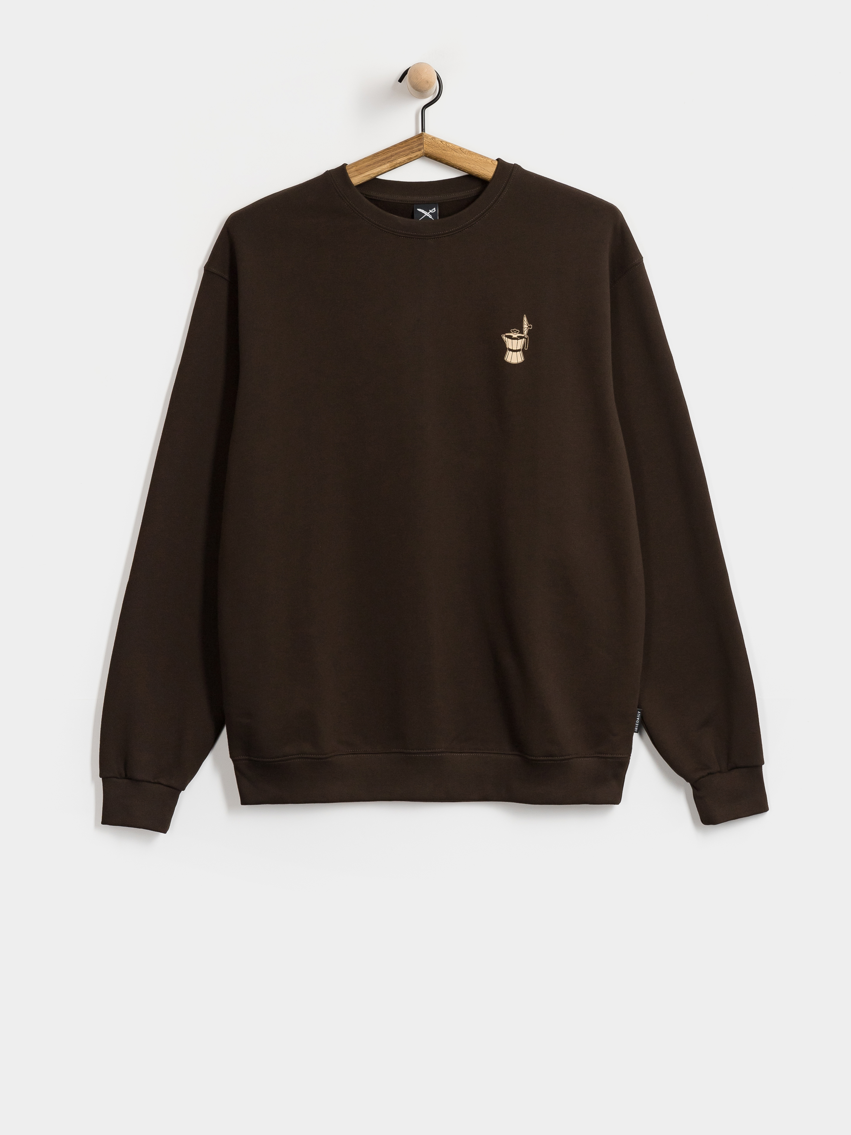 Mikina Iriedaily Couchboy Crewneck (dark coffee)