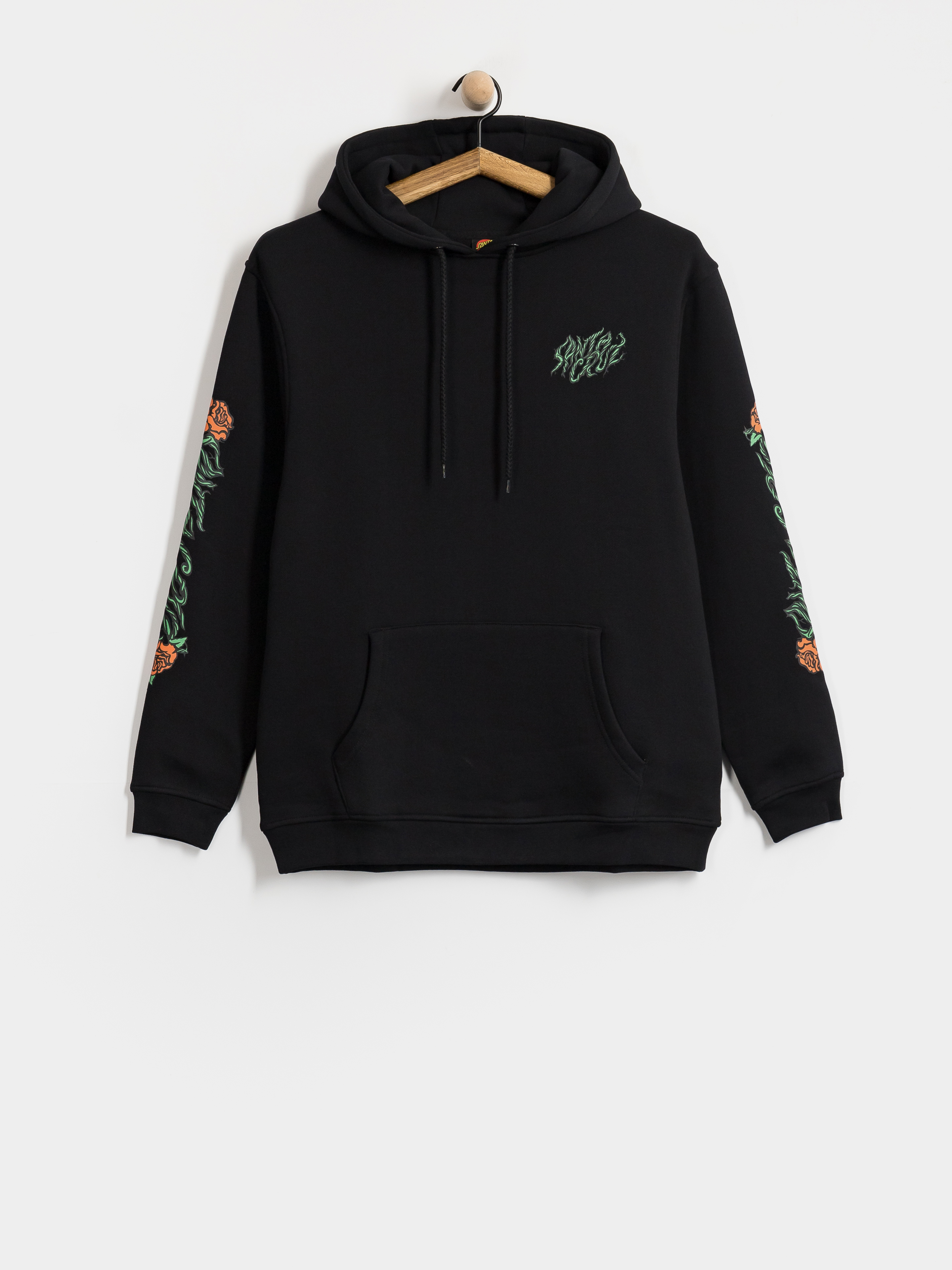 Mikina s kapucňou Santa Cruz Rankine Monster HD (black)