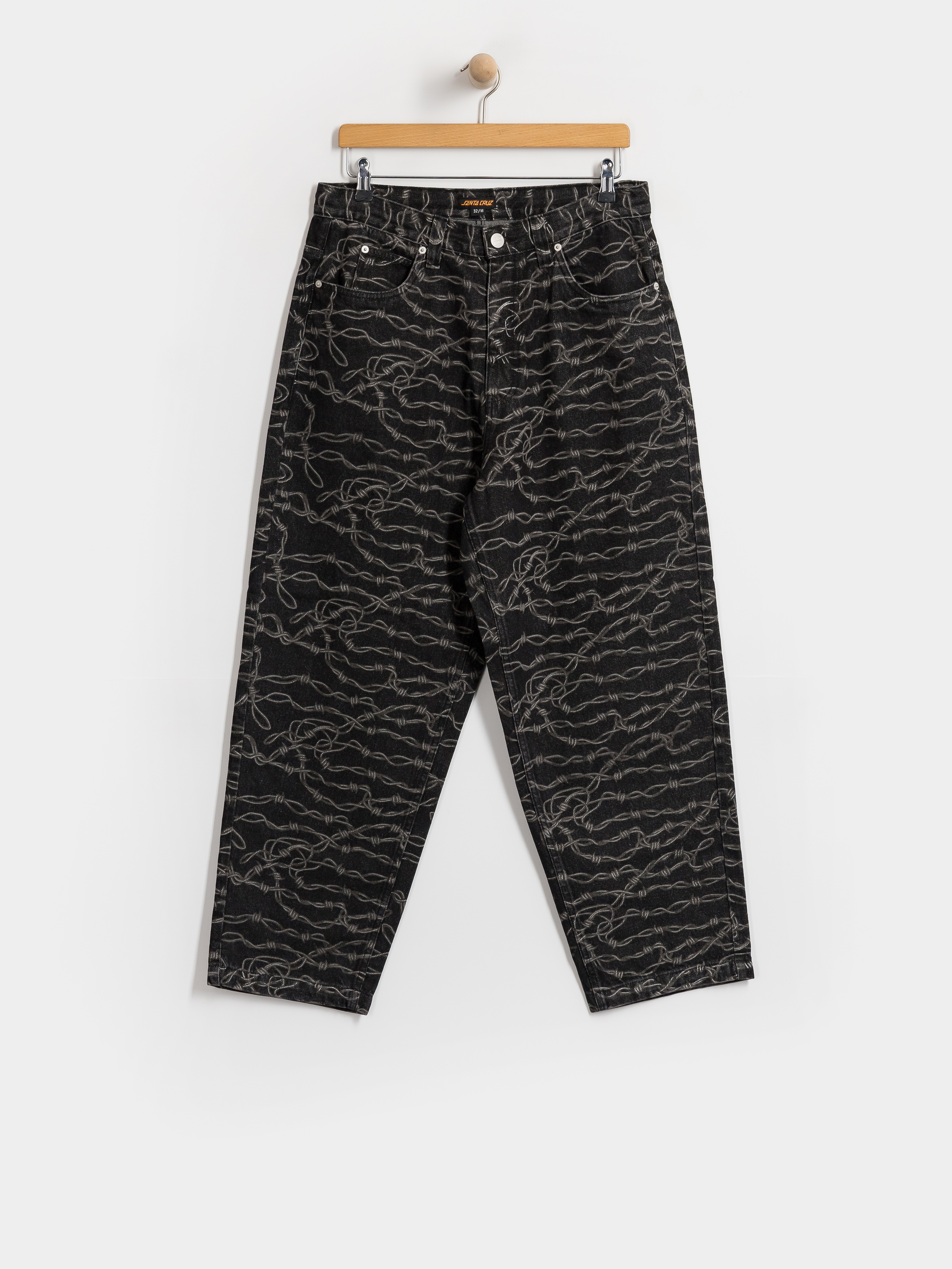 Nohavice Santa Cruz Big Pants (barbed wire)