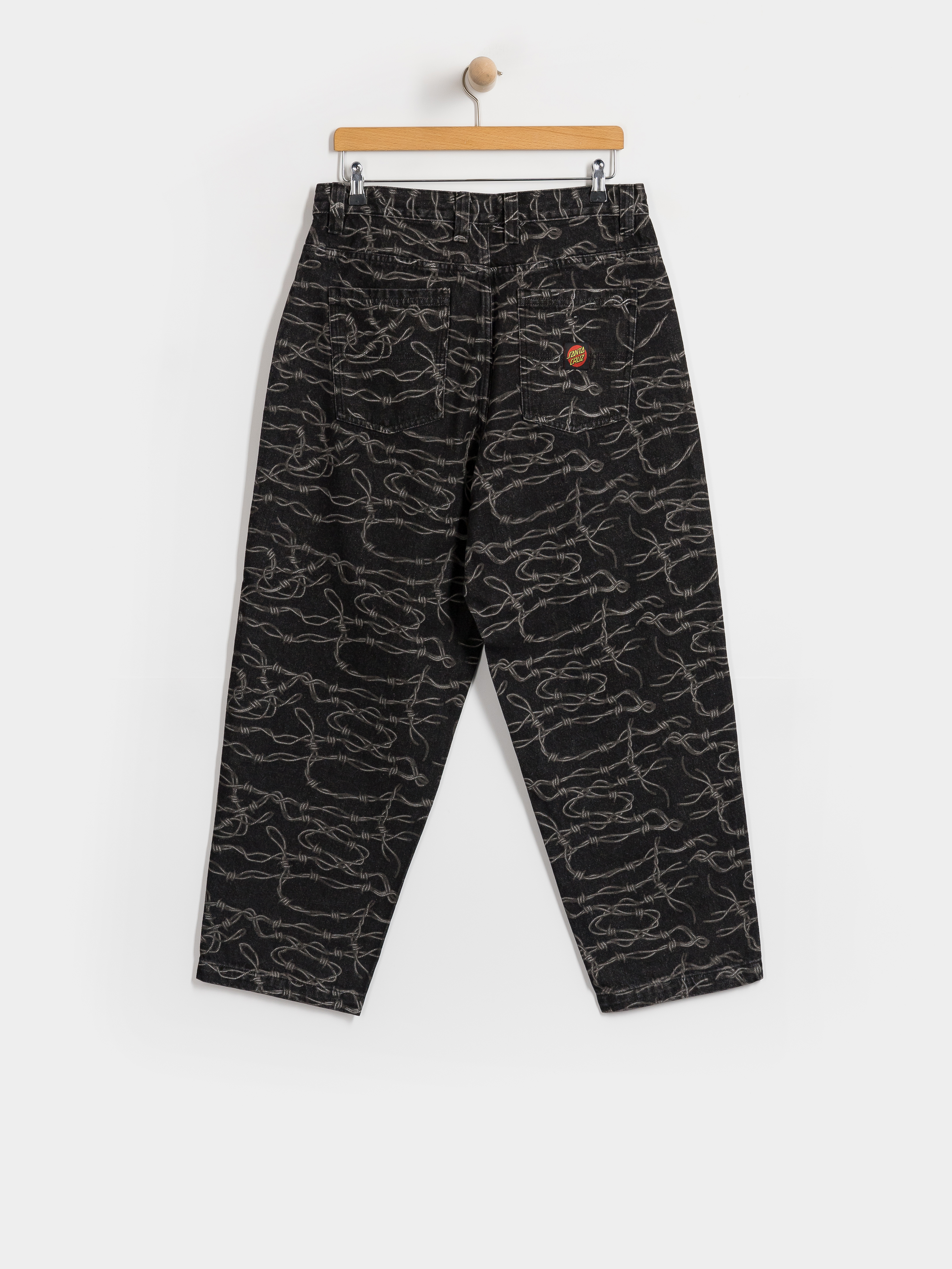 Nohavice Santa Cruz Big Pants (barbed wire)
