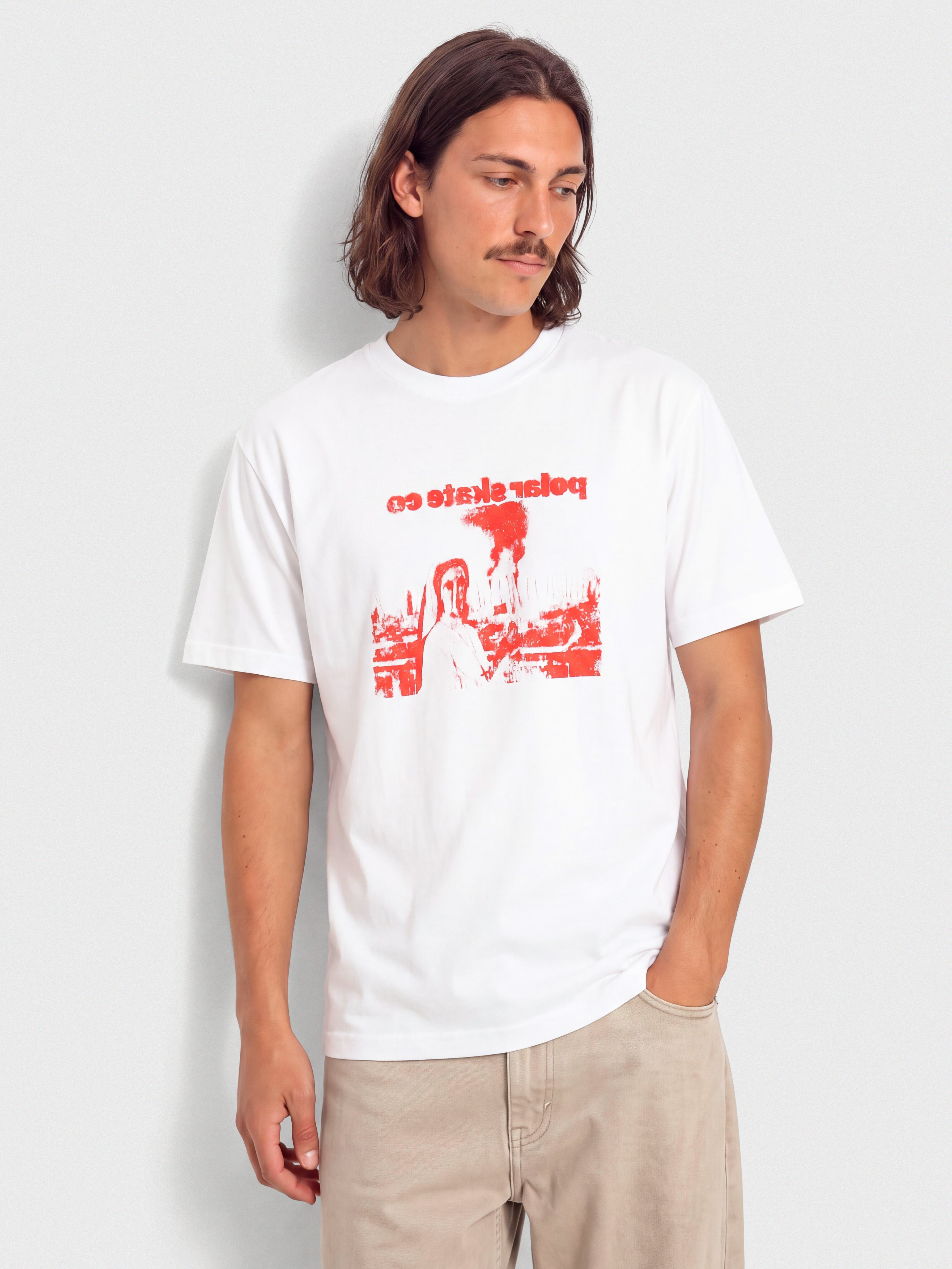 Tričko Polar Skate Apocalypse Nun (white)