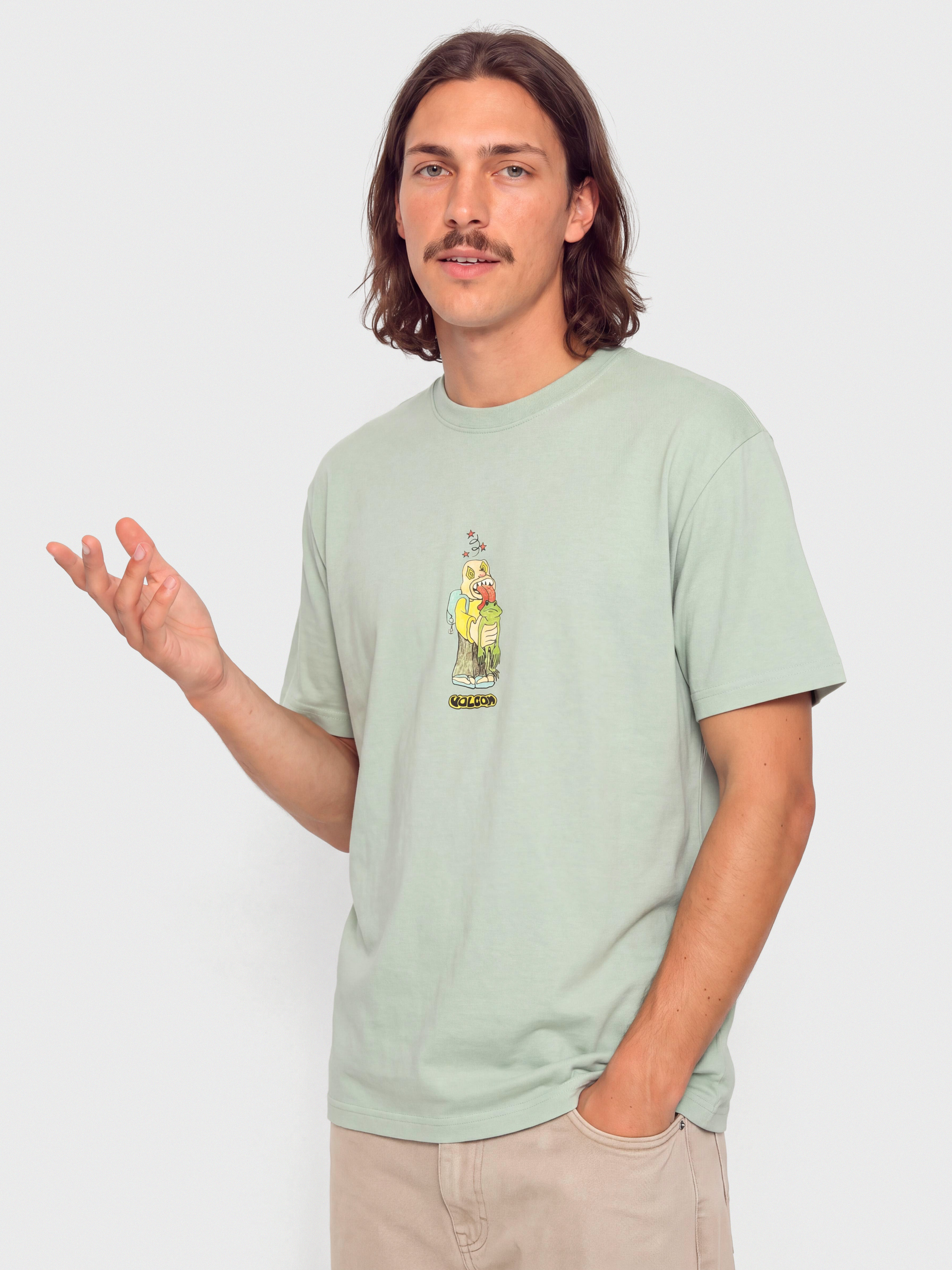 Tričko Volcom Acid Frog Lse (ice green)