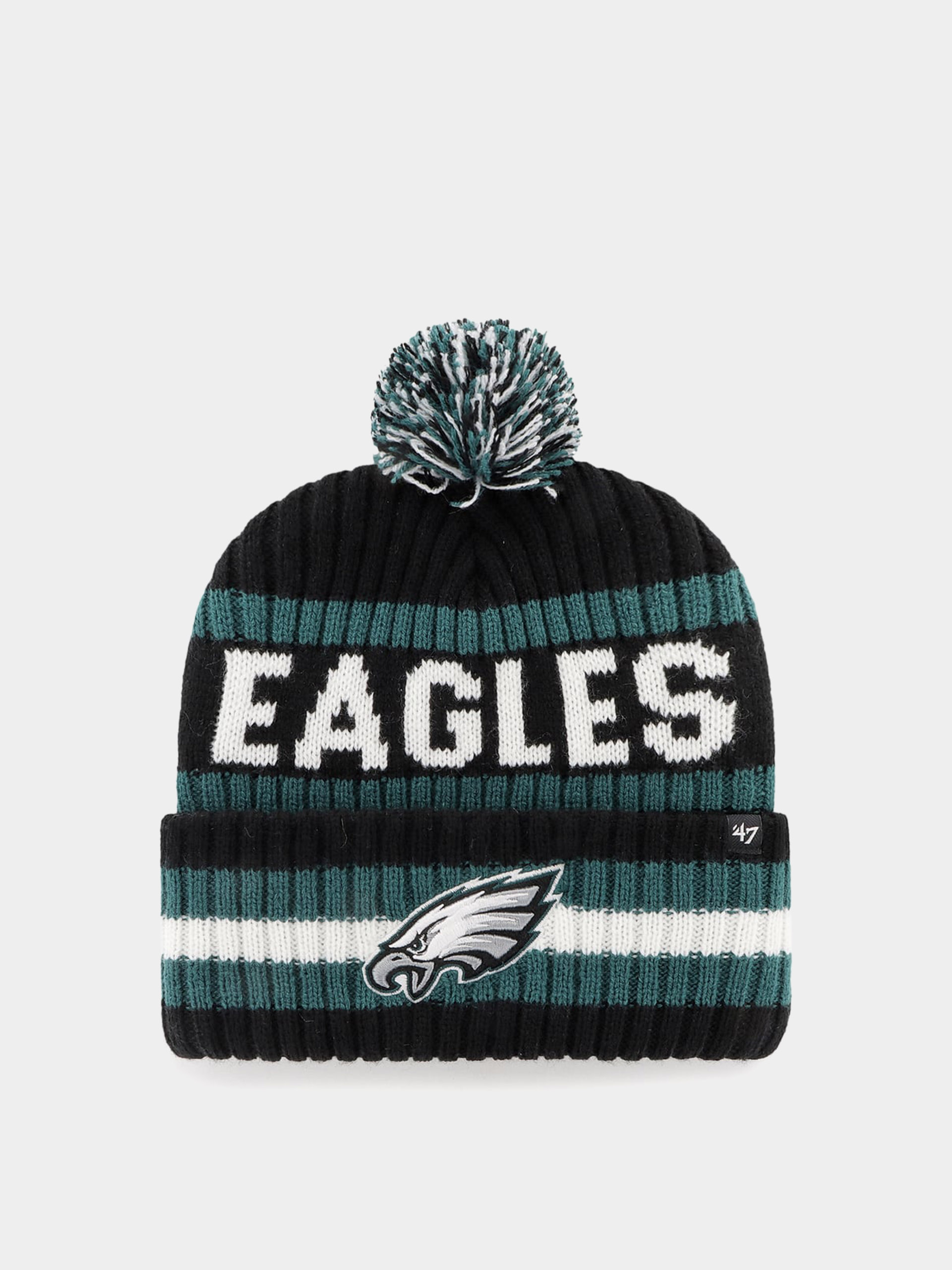 Čiapka 47 Brand Bering Cuff Knit Philadelphia Eagles (black)