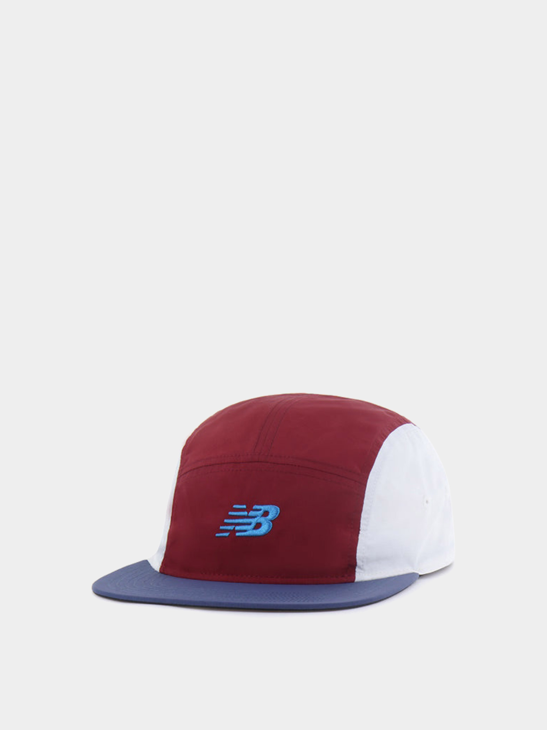 Šiltovka 47 Brand X NB BrrrAlt Five Panel Ex (podium red & angora & vintage indigo w/fan blue)