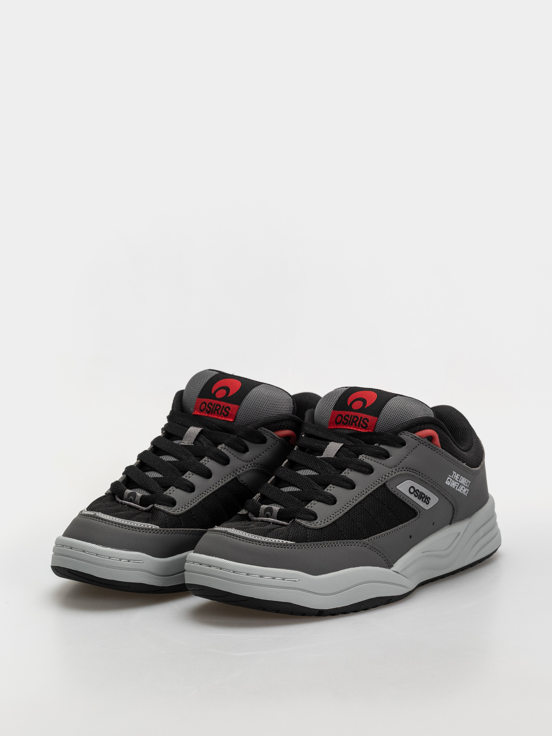 Topánky Osiris Flux (charcoal/black/red)