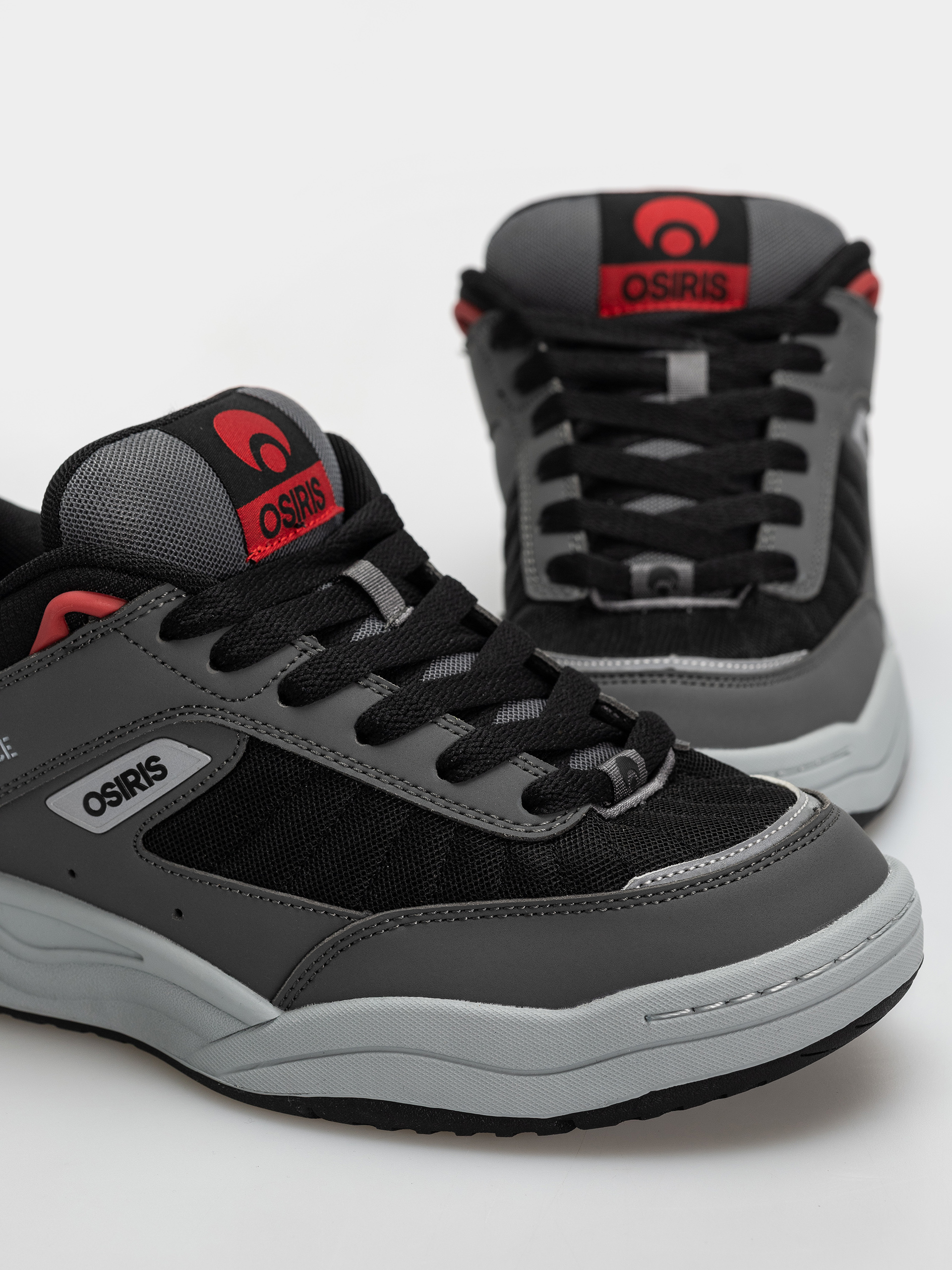 Topánky Osiris Flux (charcoal/black/red)