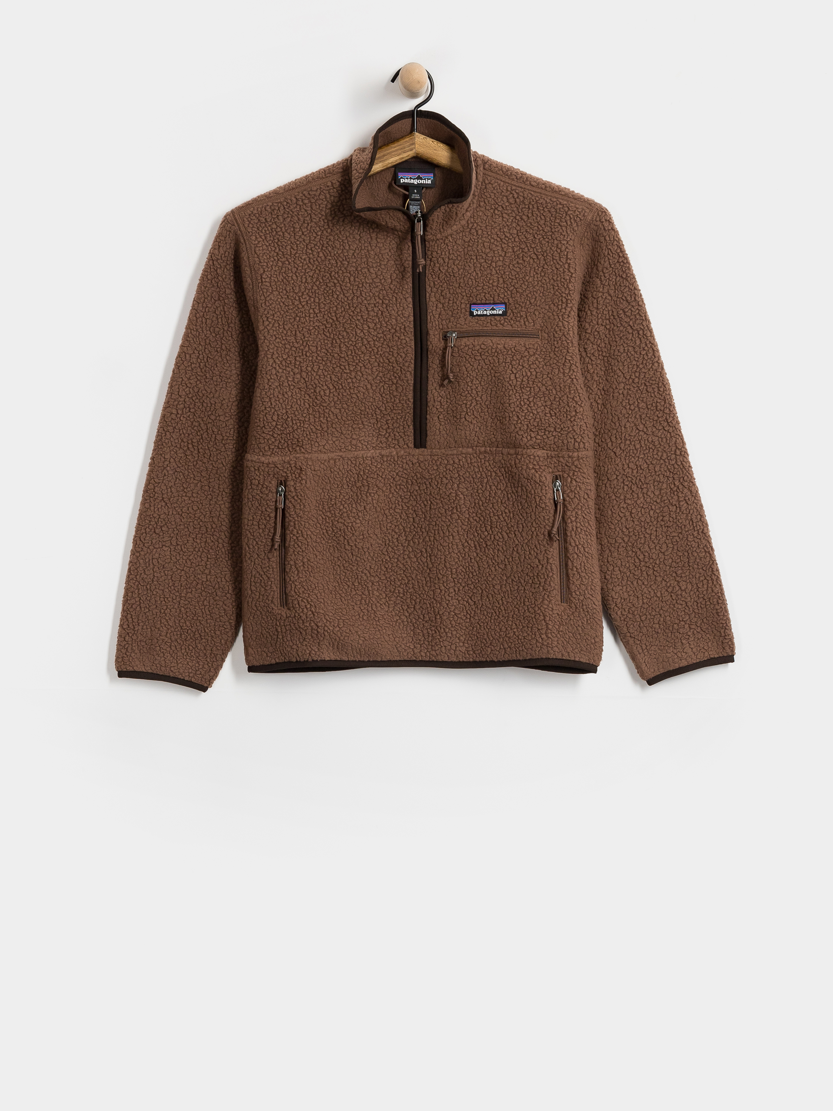 Dámsky Flísová mikina Patagonia Retro Pile Marsupial (berm brown)