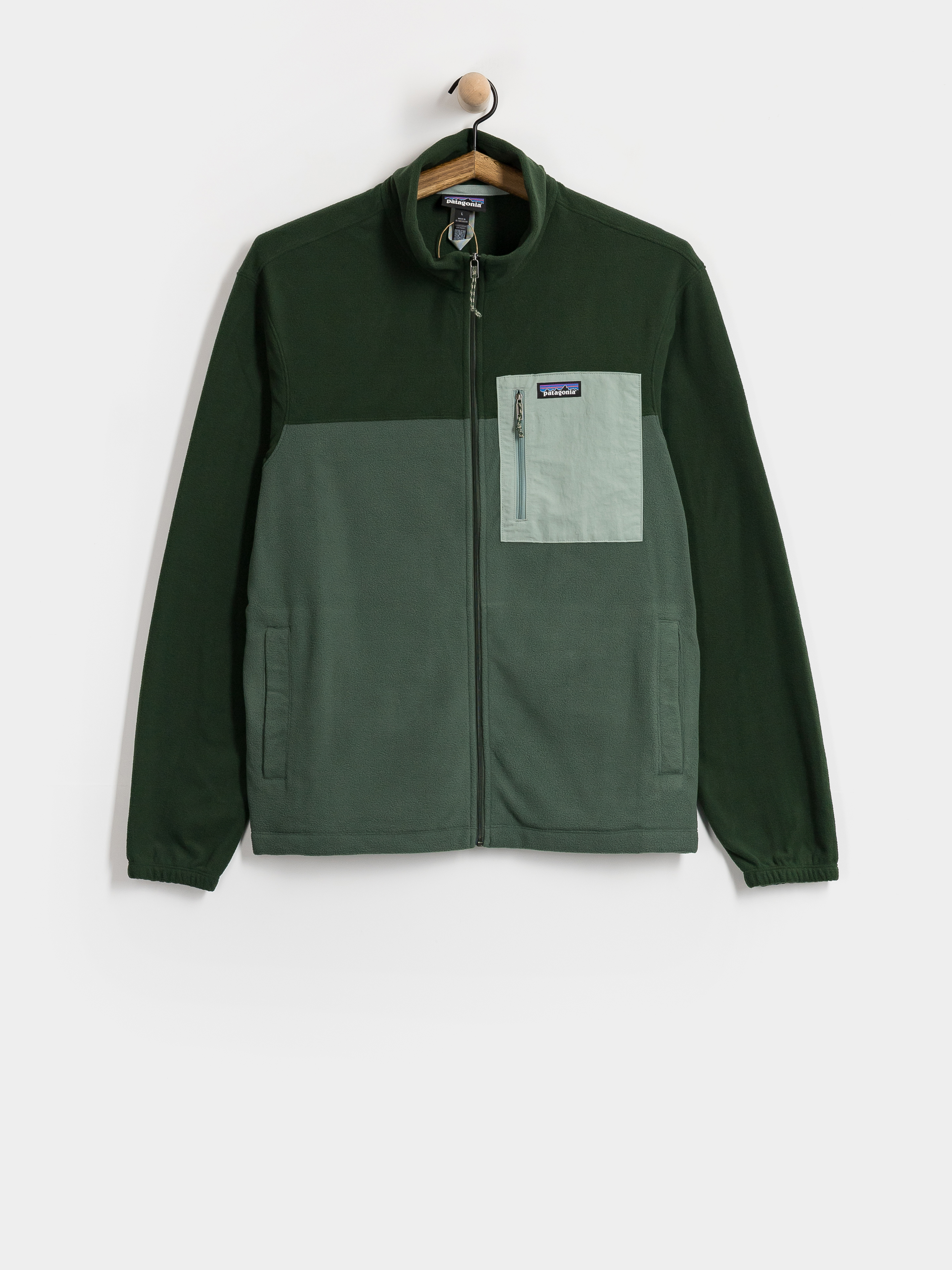 Bunda Patagonia Micro D Patch Pocket (canopy green)