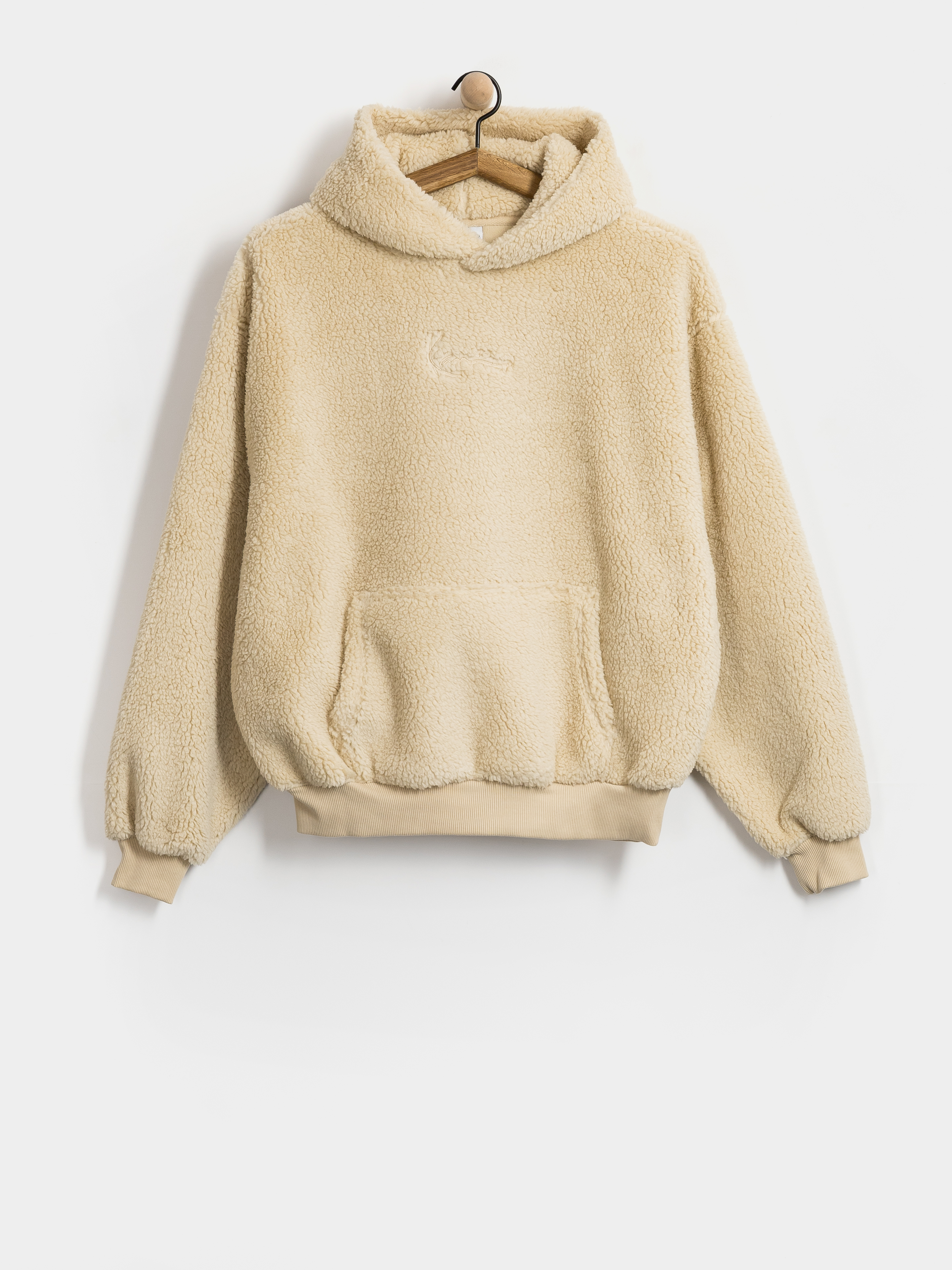 Mikina s kapucňou Karl Kani Signature Essential Teddy OS HD
