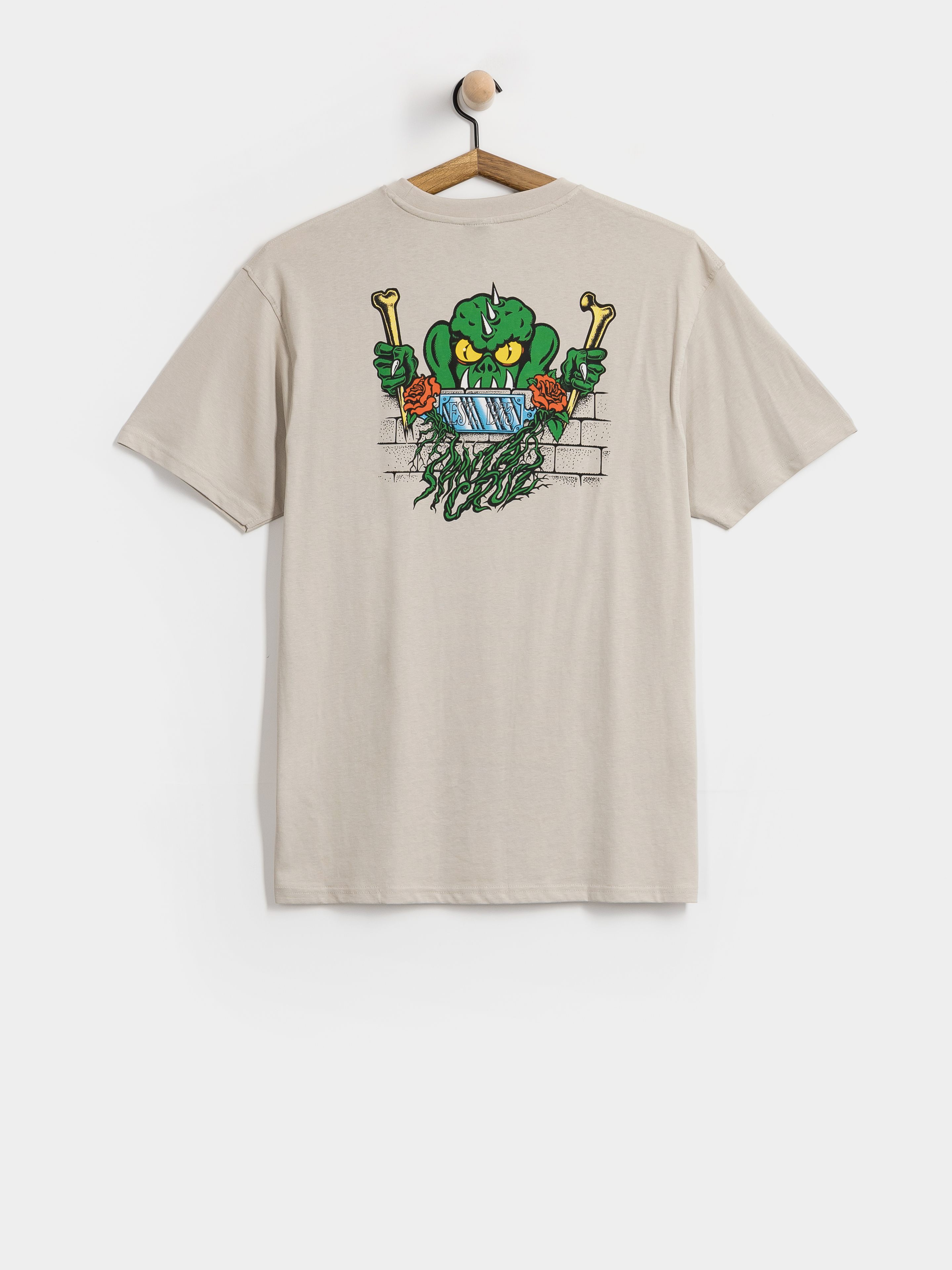 Tričko Santa Cruz Rankine Monster (warm grey)