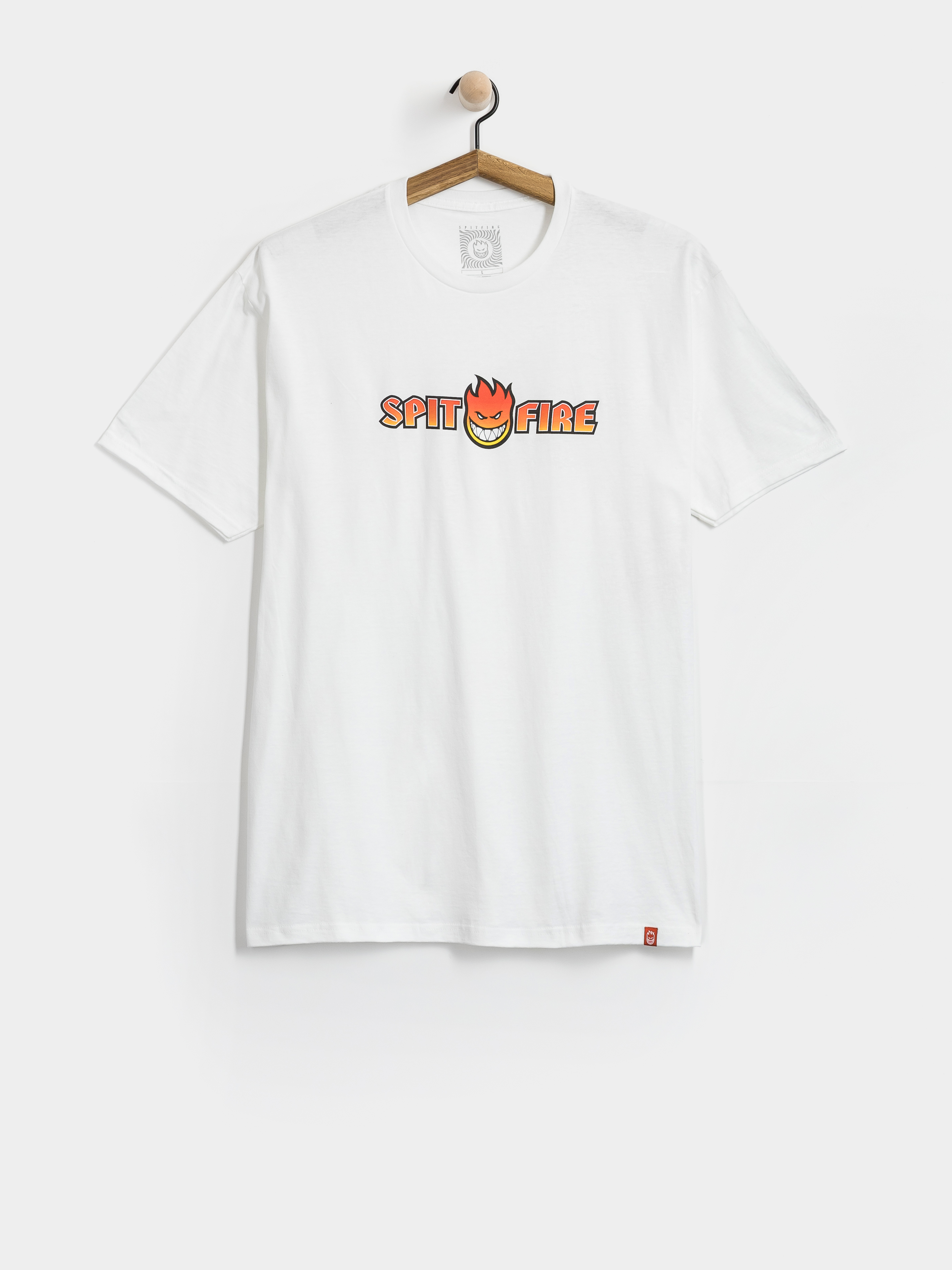 Tričko Spitfire Og Split Fade Fill (white w/multi color print)